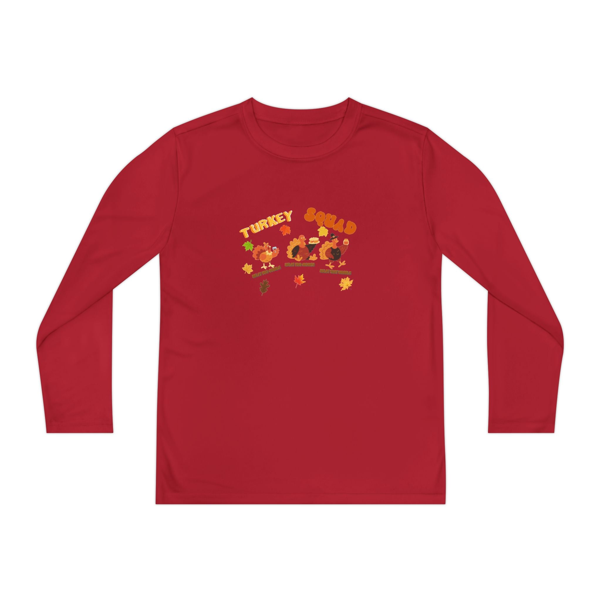 Turkey Squad Youth Long Sleeve Competitor Tee