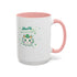 Kiss Me I'm Irish Cat  Accent Mug