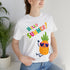 Hello Pineapple Summer Unisex Jersey Short Sleeve Tee