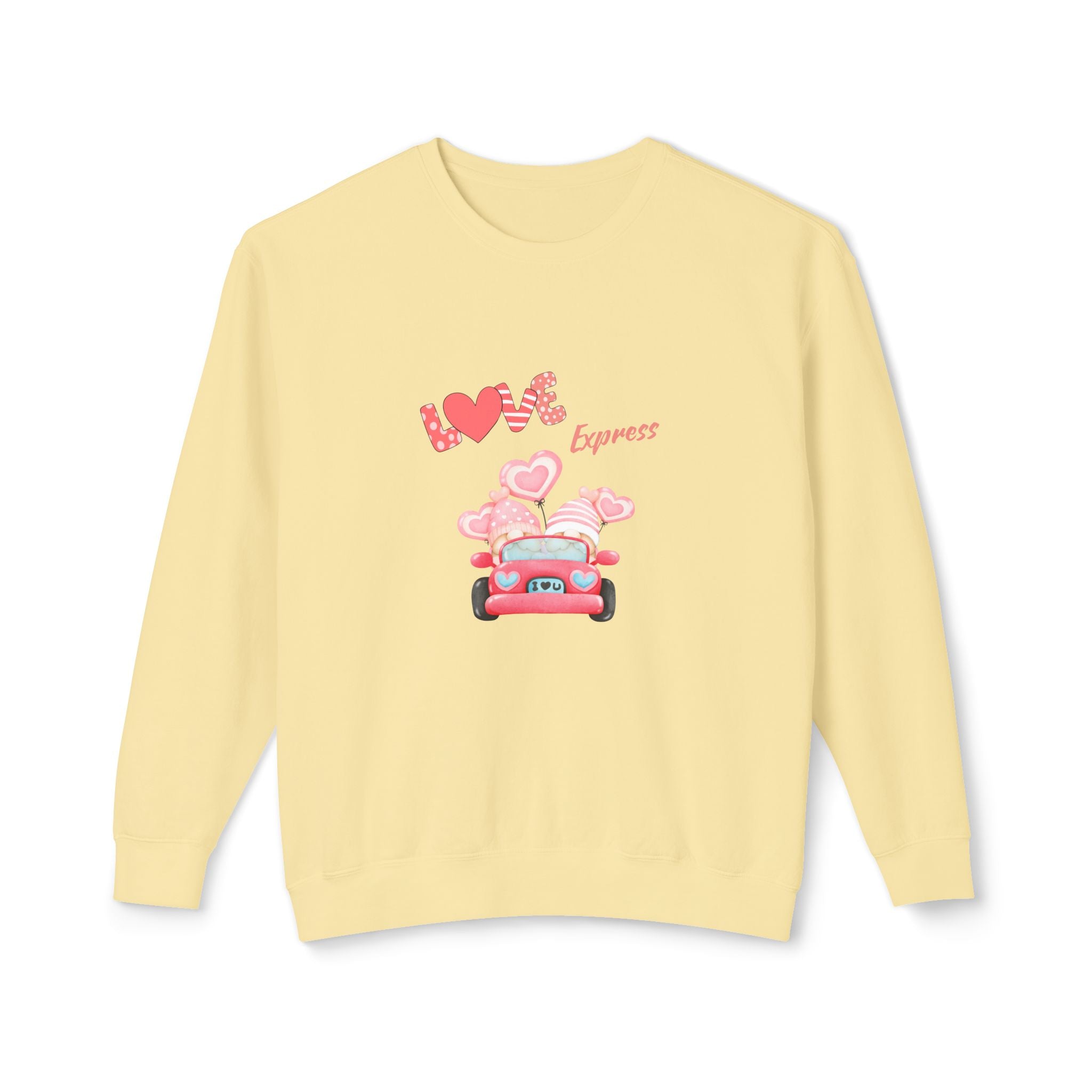 Love Express Unisex Lightweight Crewneck Sweatshirt