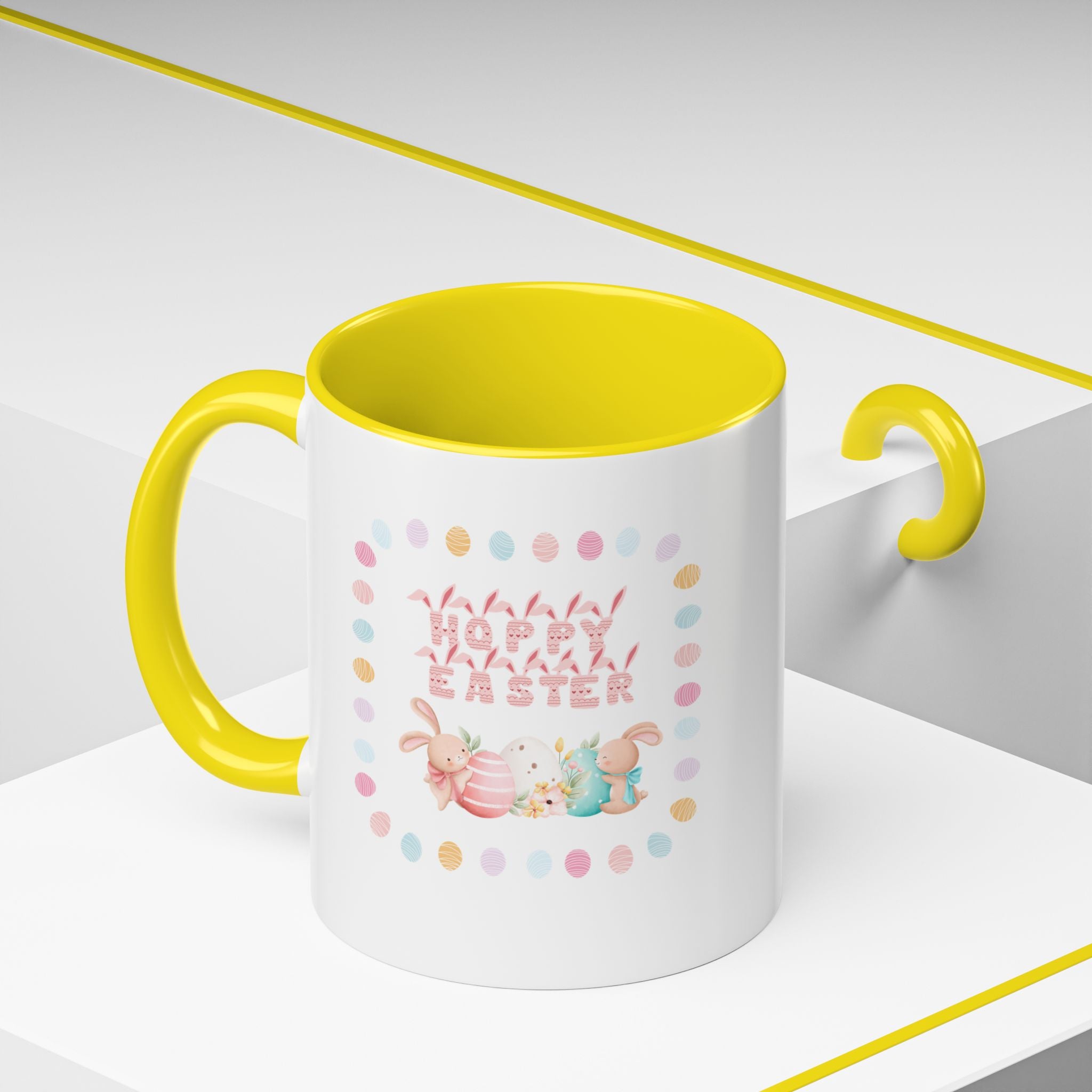 Hoppy Easter Accent Coffee Mug - 11oz & 15oz