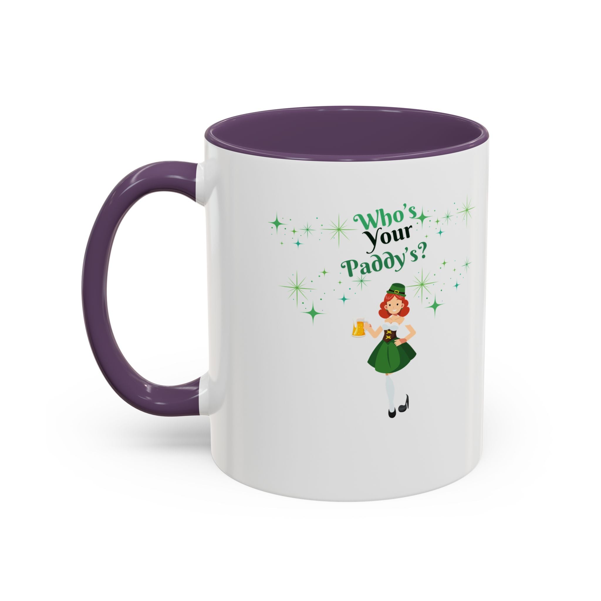 Who's Your Paddy's? Accent Coffee Mug