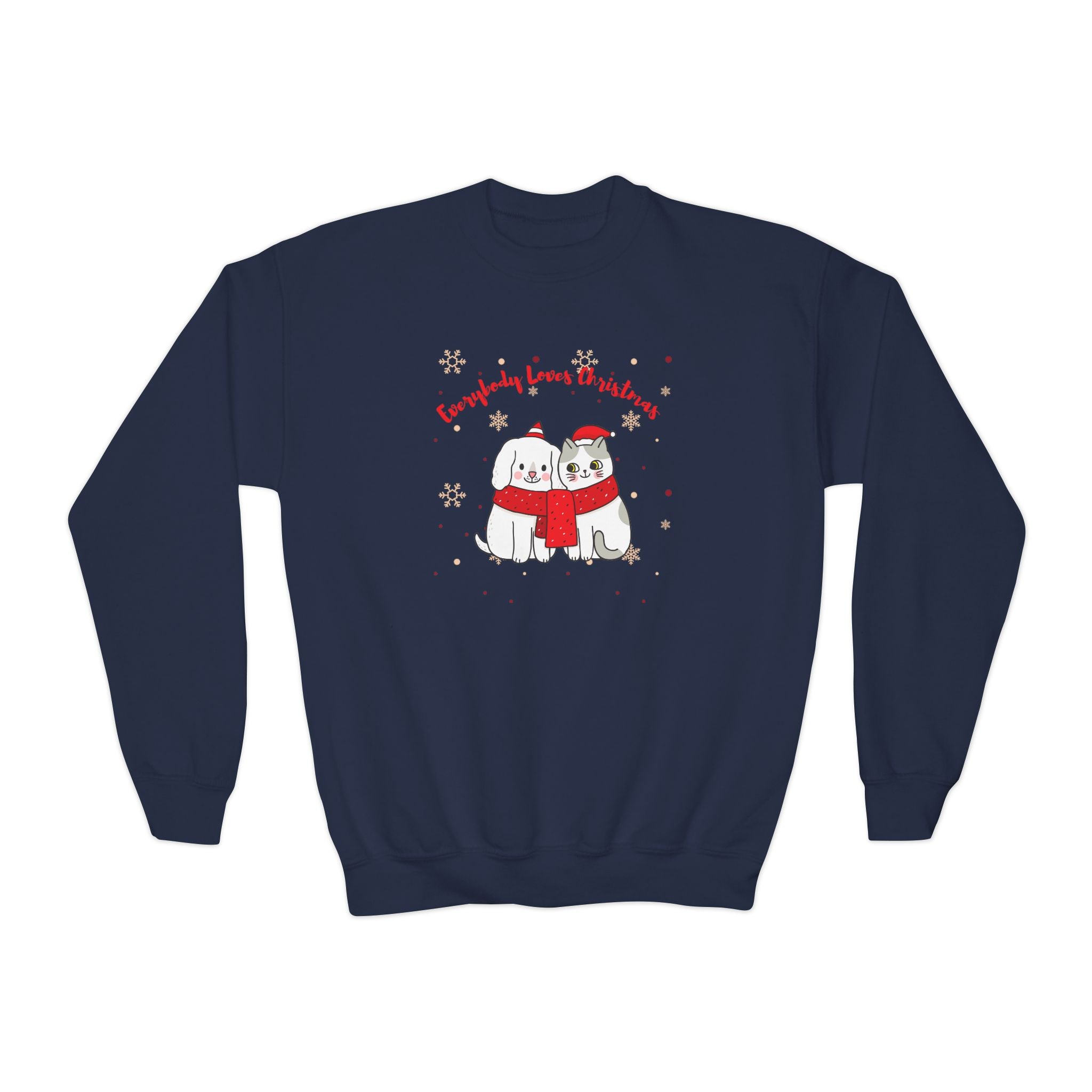Everybody Love Christmas Youth Crewneck Sweatshirt