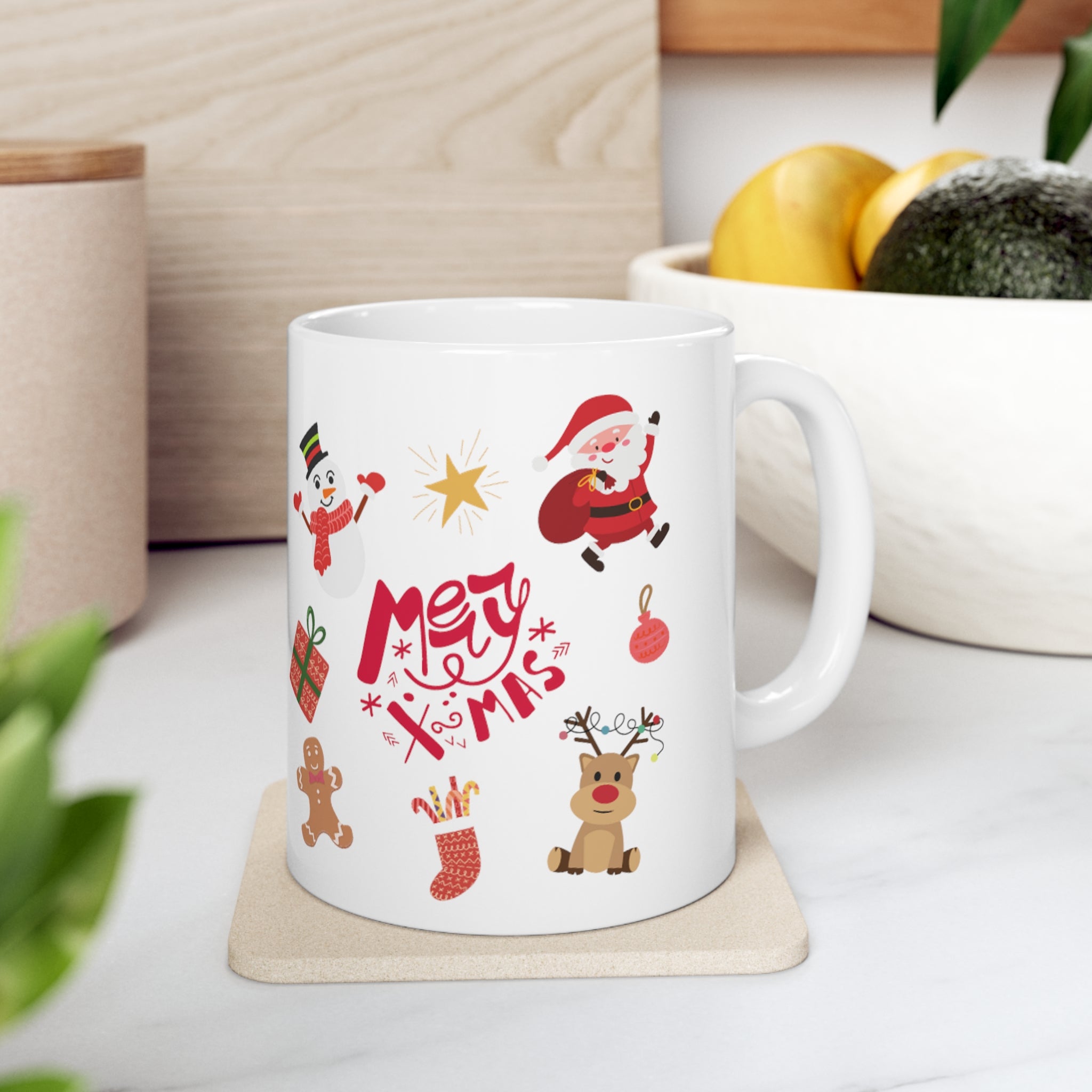 Merry Christmas Crew Ceramic Mug 11oz