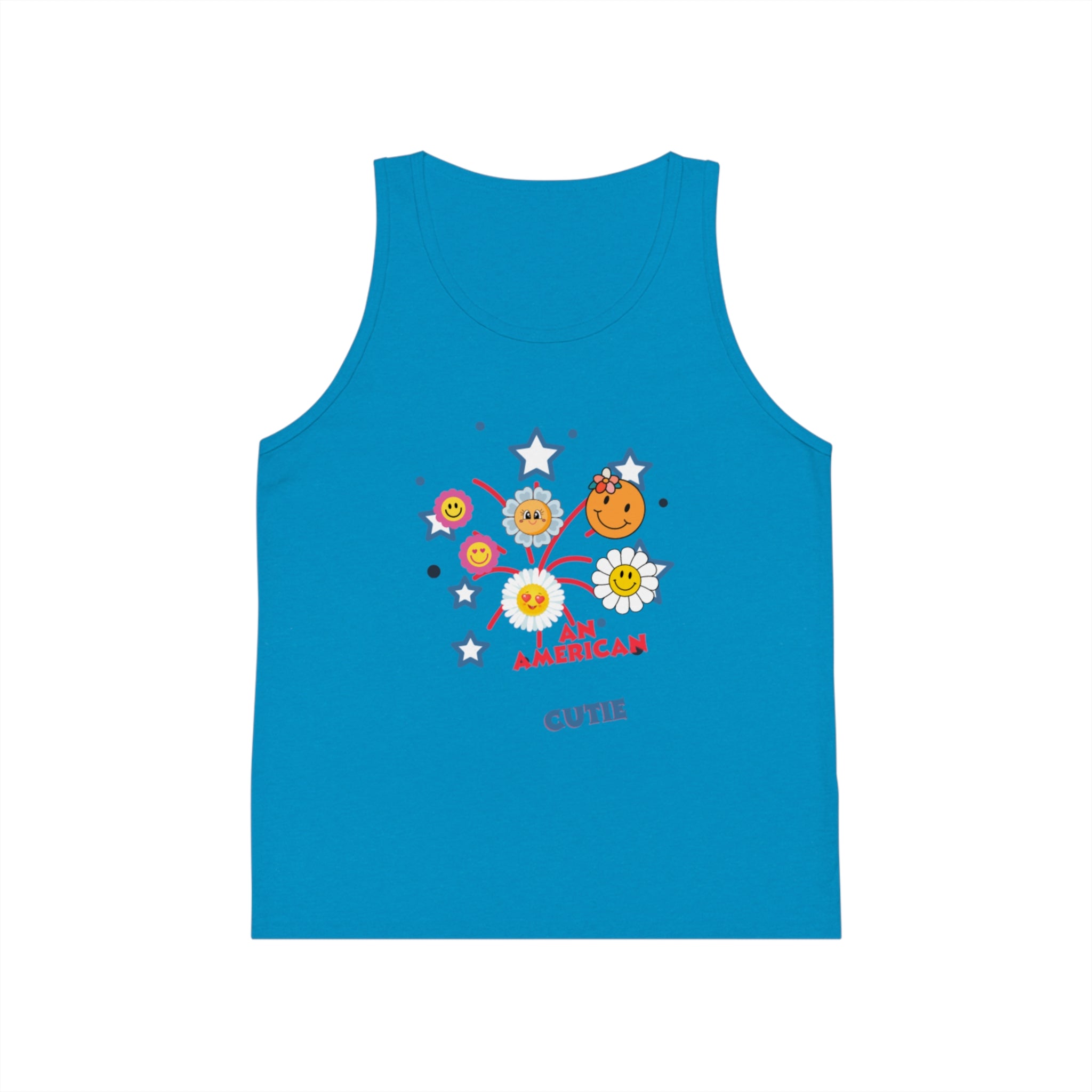 An American Cutie Kid's Jersey Tank Top