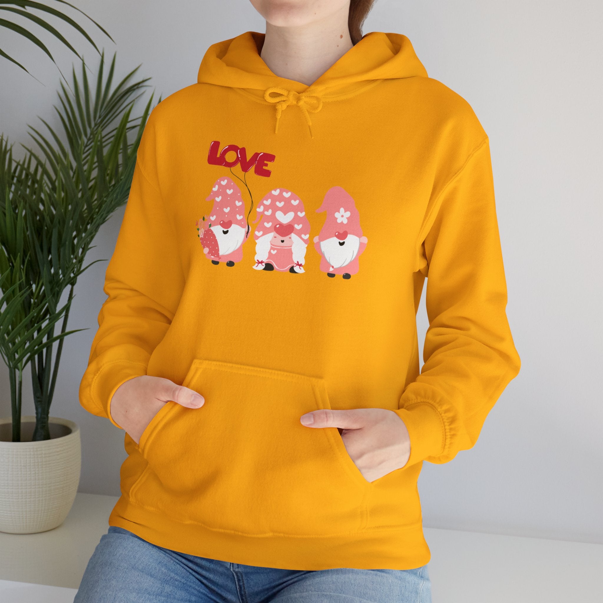 Love Gnome Day Unisex Heavy Blend™ Hooded Sweatshirt