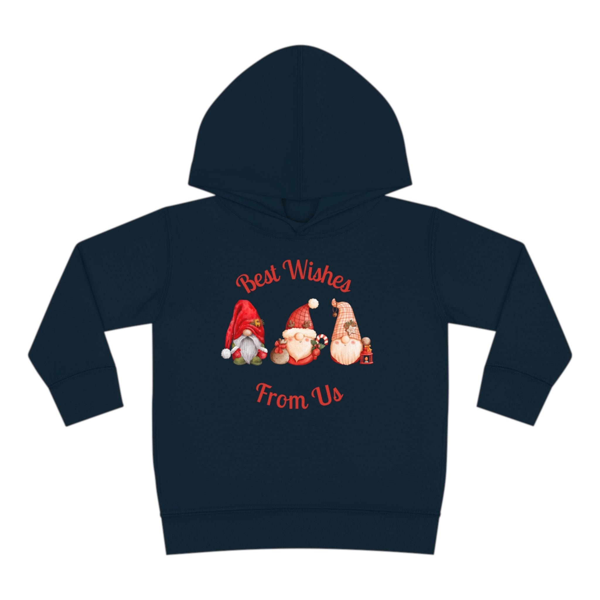 Gnome Best Wishes Toddler Pullover Fleece Hoodie