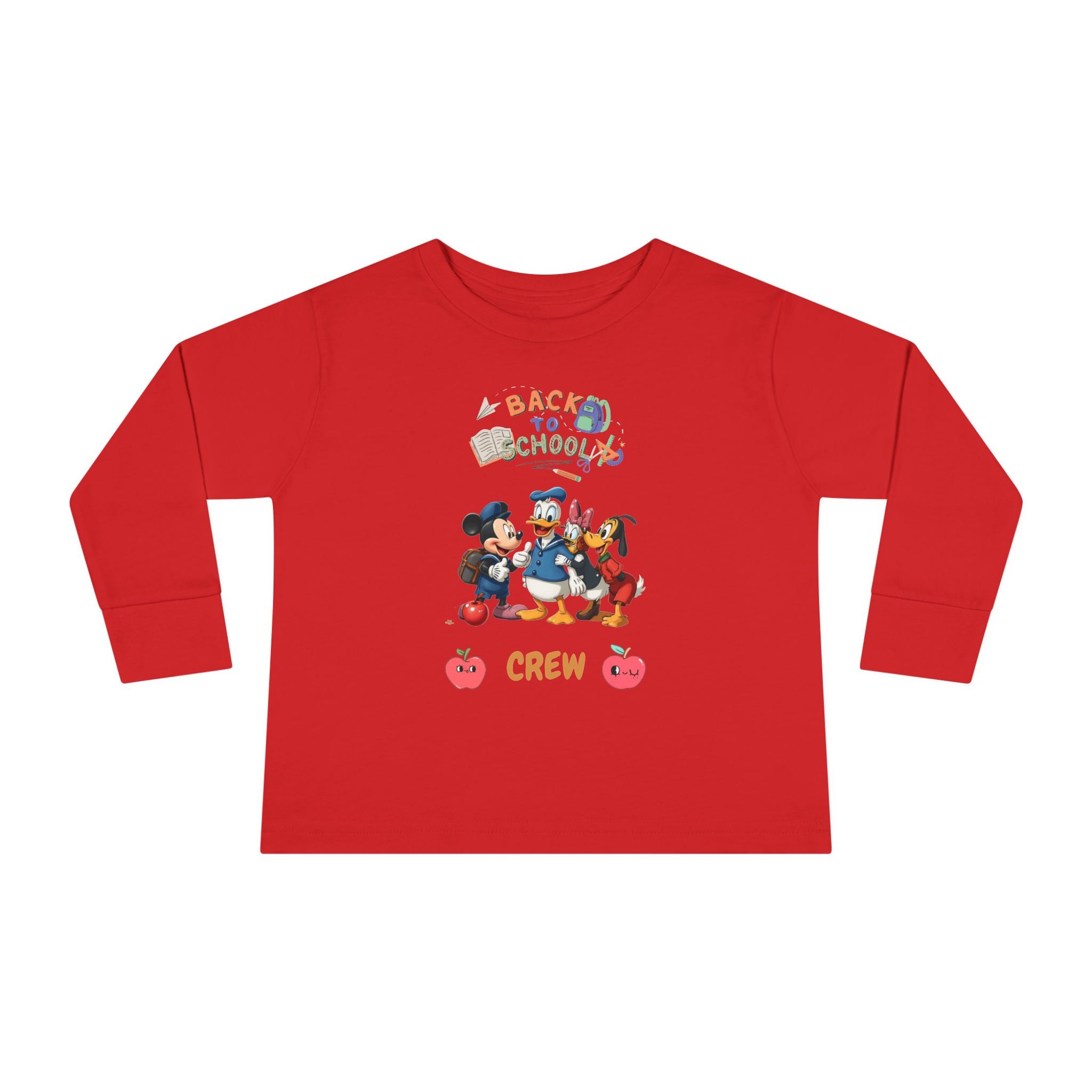 Back to School Crew Toddler Long Sleeve Tee