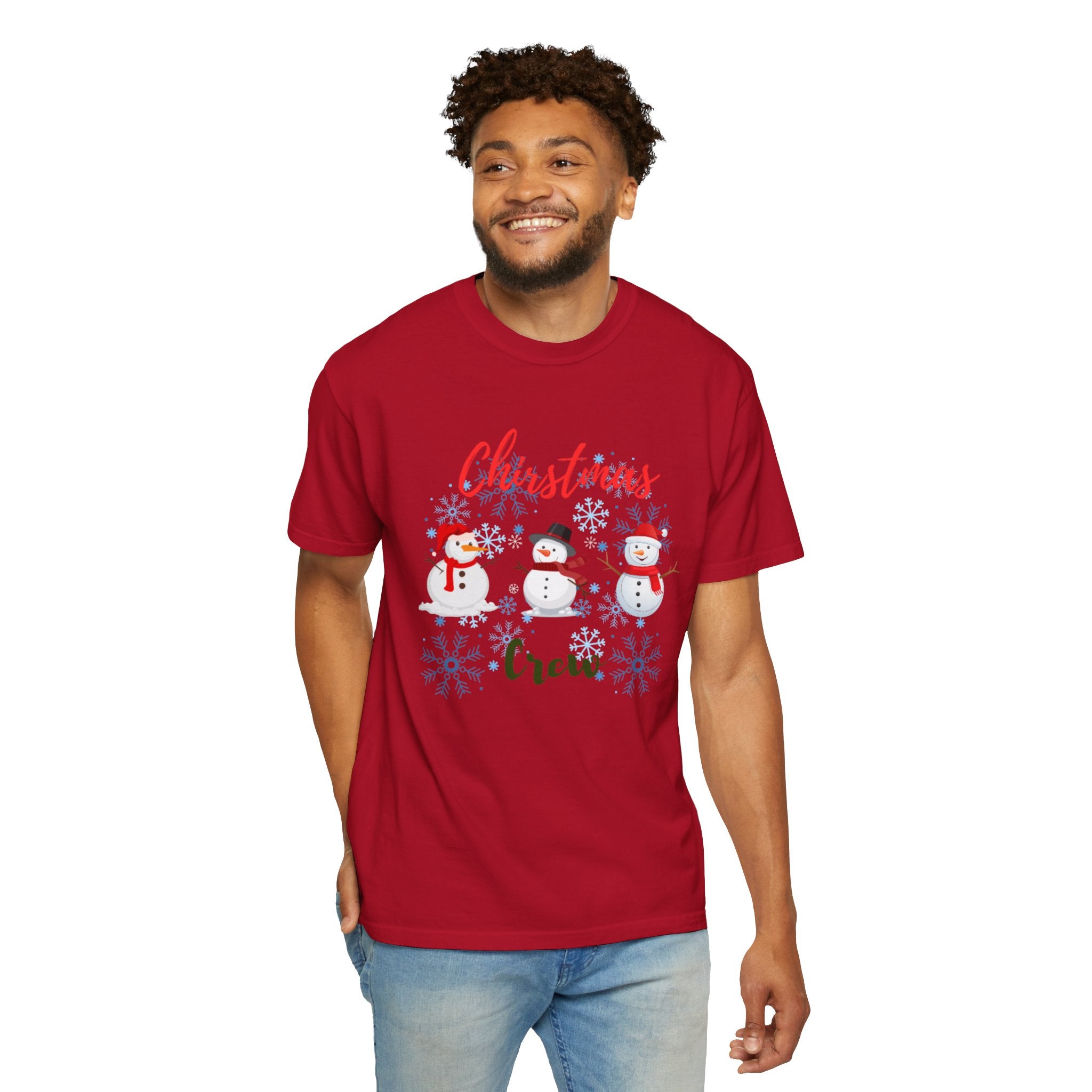 Christmas Crew Unisex Garment-Dyed T-shirt