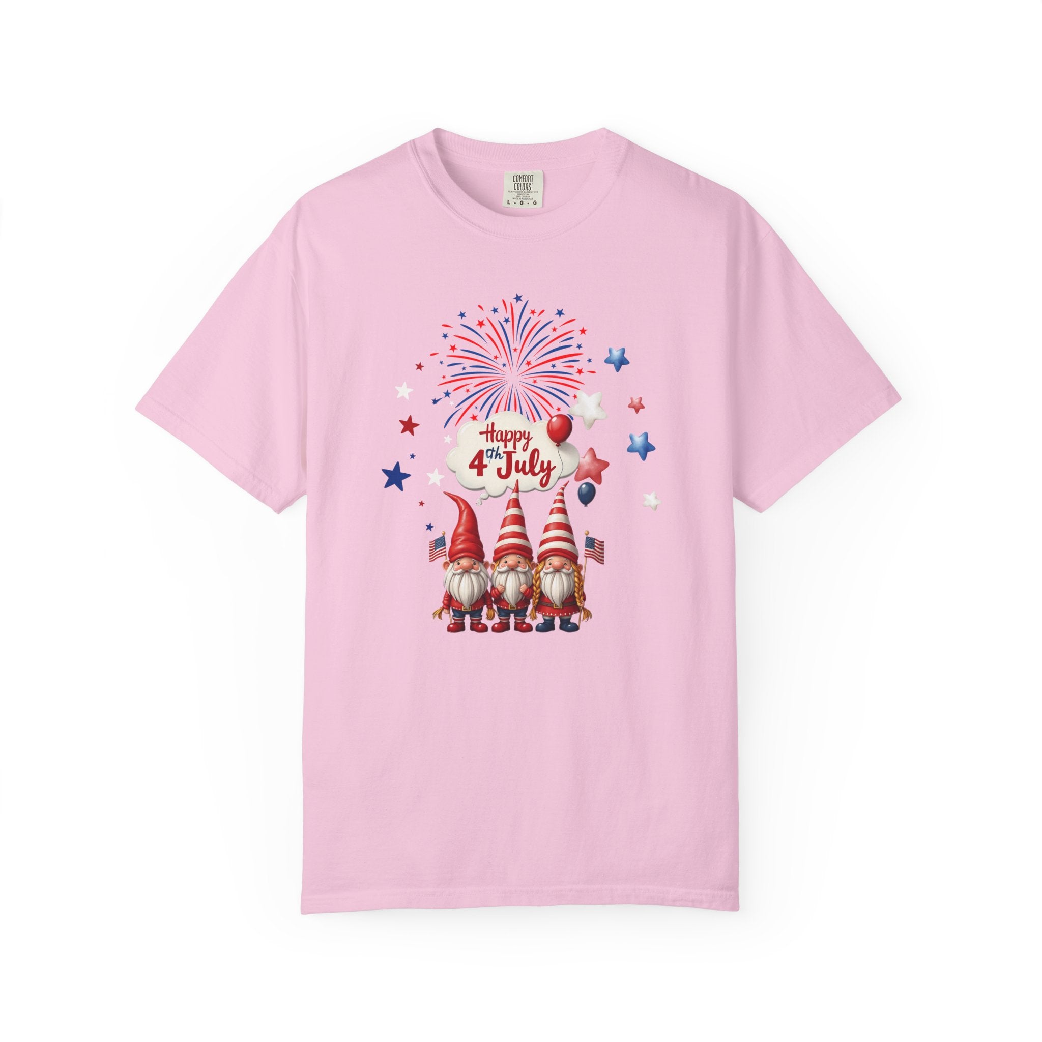 Gnome 4th of July T-shirt for 4th of July, Unisex Summer Tee