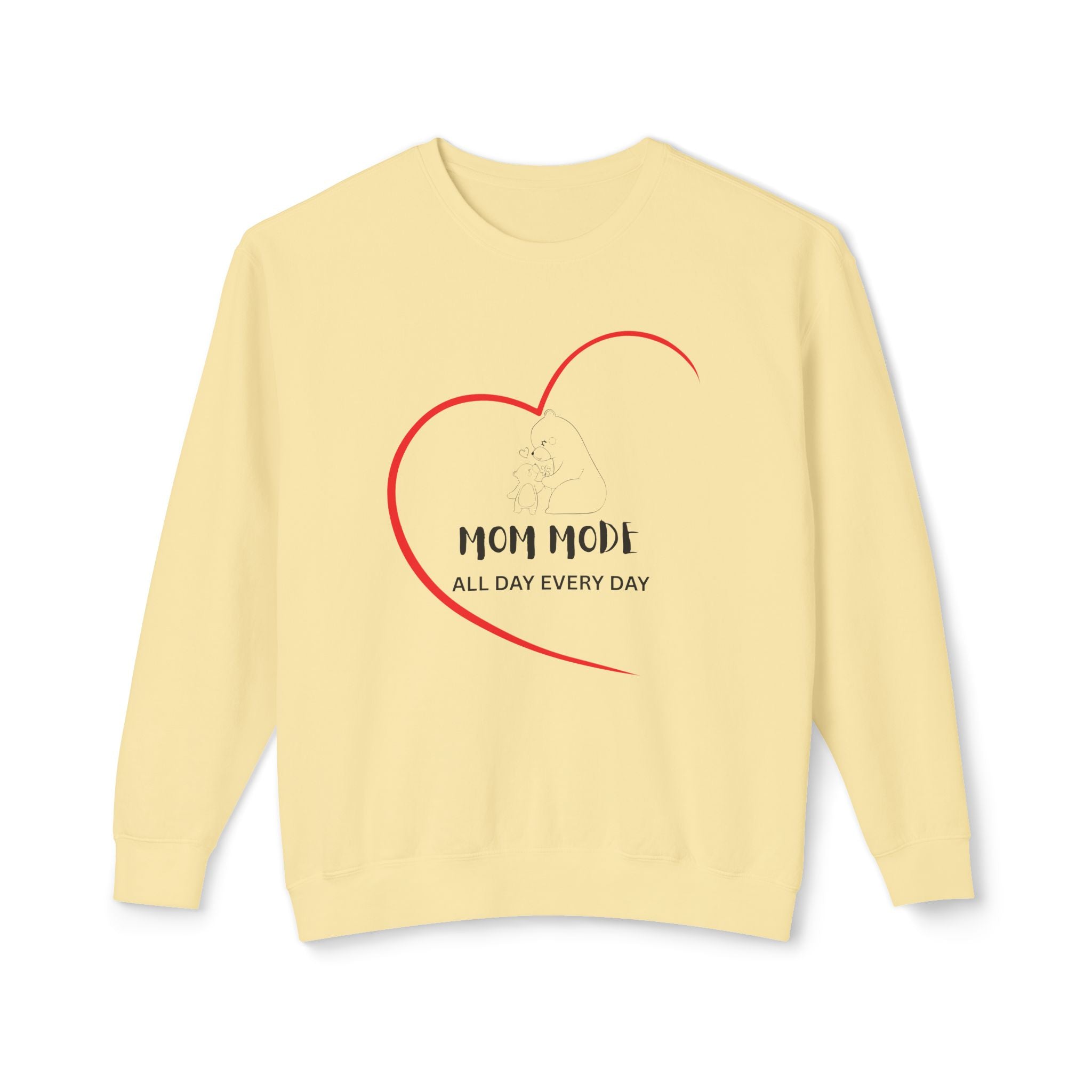 Mom Mode Lightweight Crewneck Sweatshirt