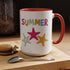 Summer Starfish Accent Coffee Mug (11, 15oz)