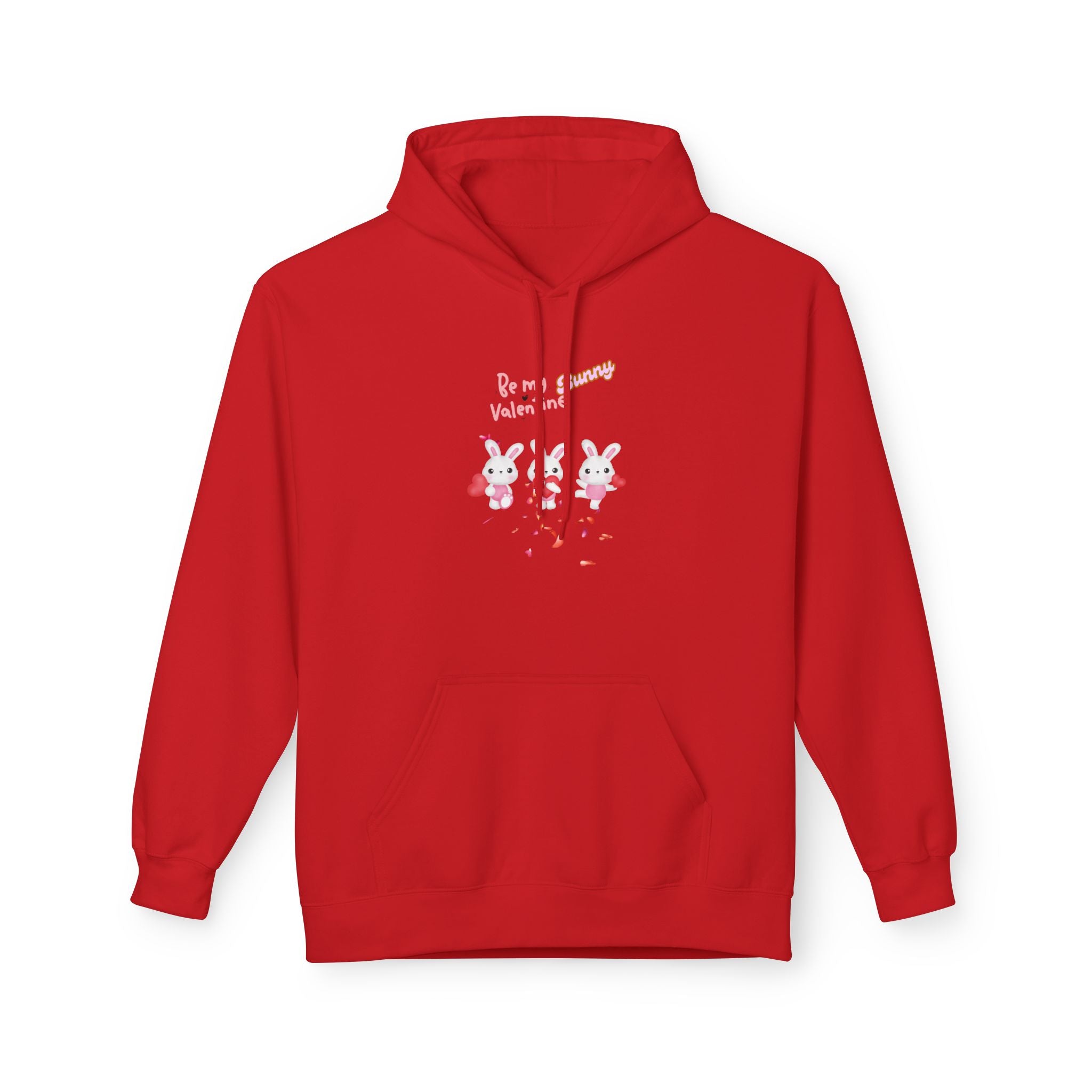 My Bunny Valentine Unisex Midweight Softstyle Fleece Hoodie