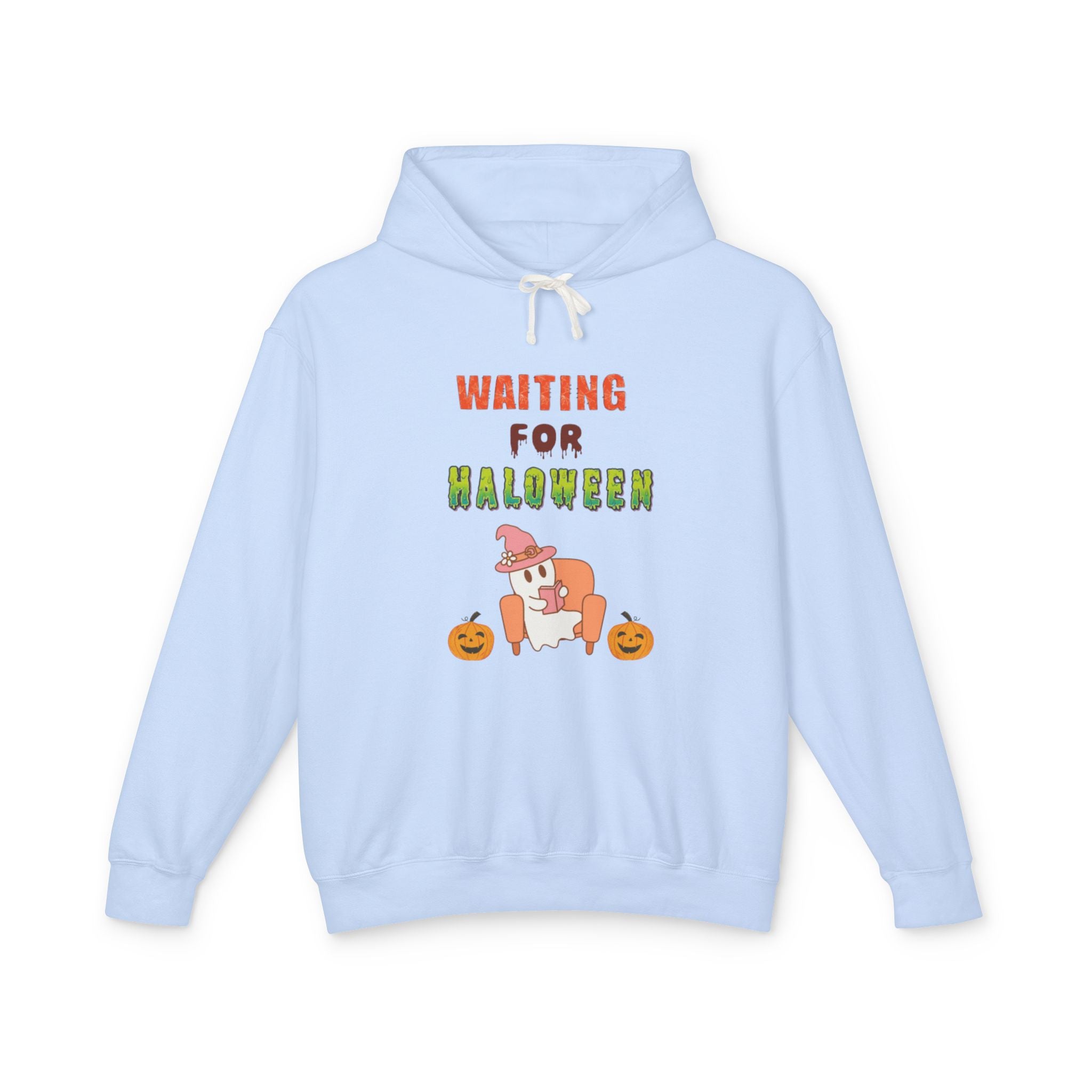 Waiting For Halloween Unisex Lightweight Hooded Sweatshirt