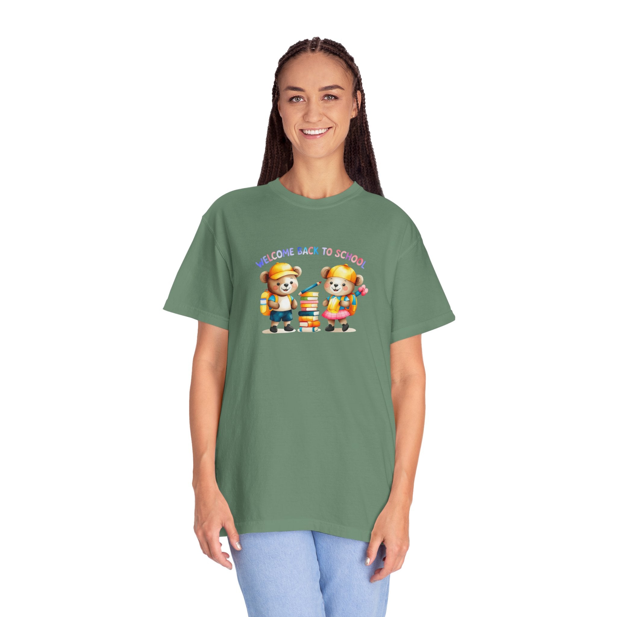 Welcome Back to School Unisex Garment-Dyed T-Shirt
