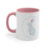 Happy Easter Rabbit Day Accent Coffee Mug, 11oz