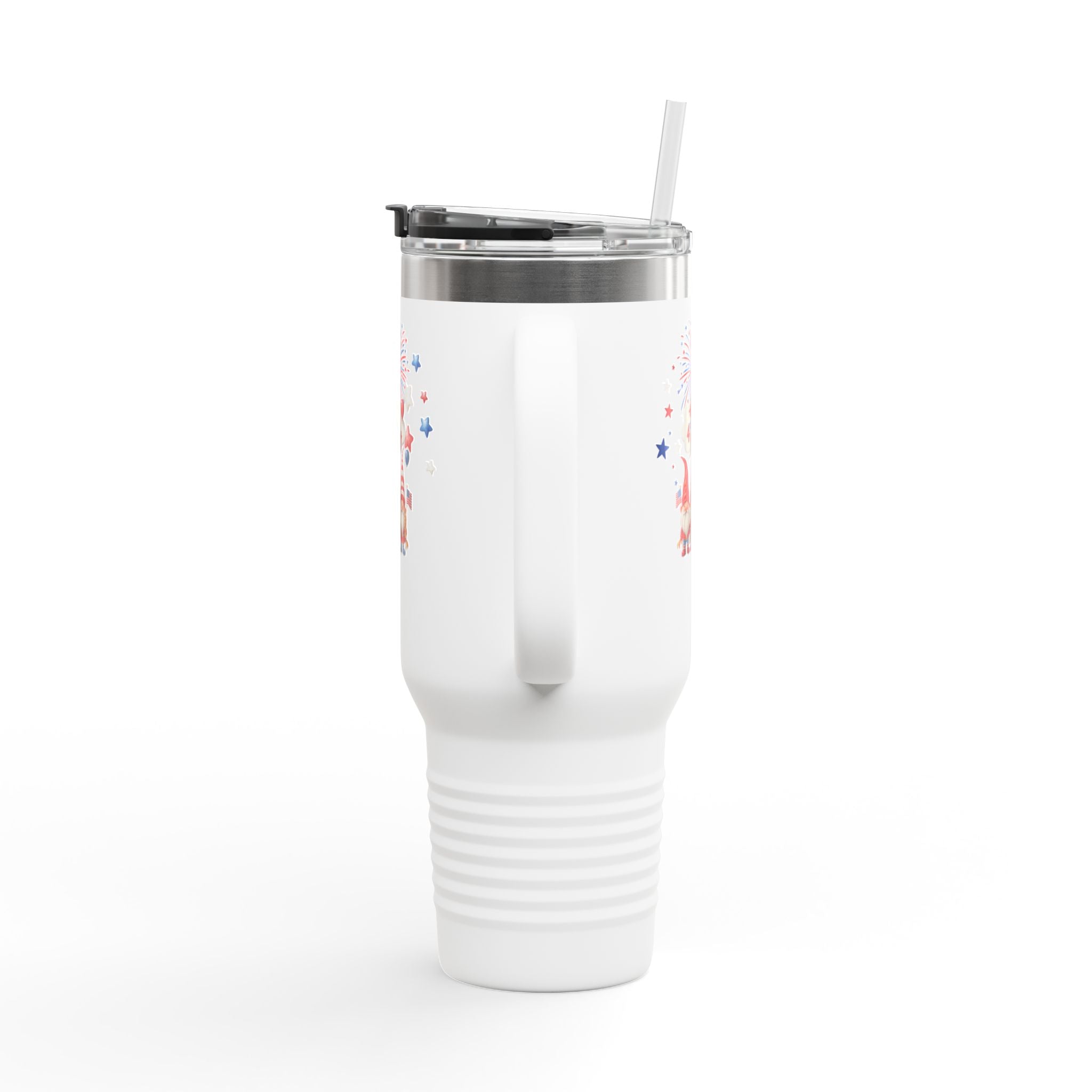 Gnome 4th of July Insulated Travel Mug - 40oz,