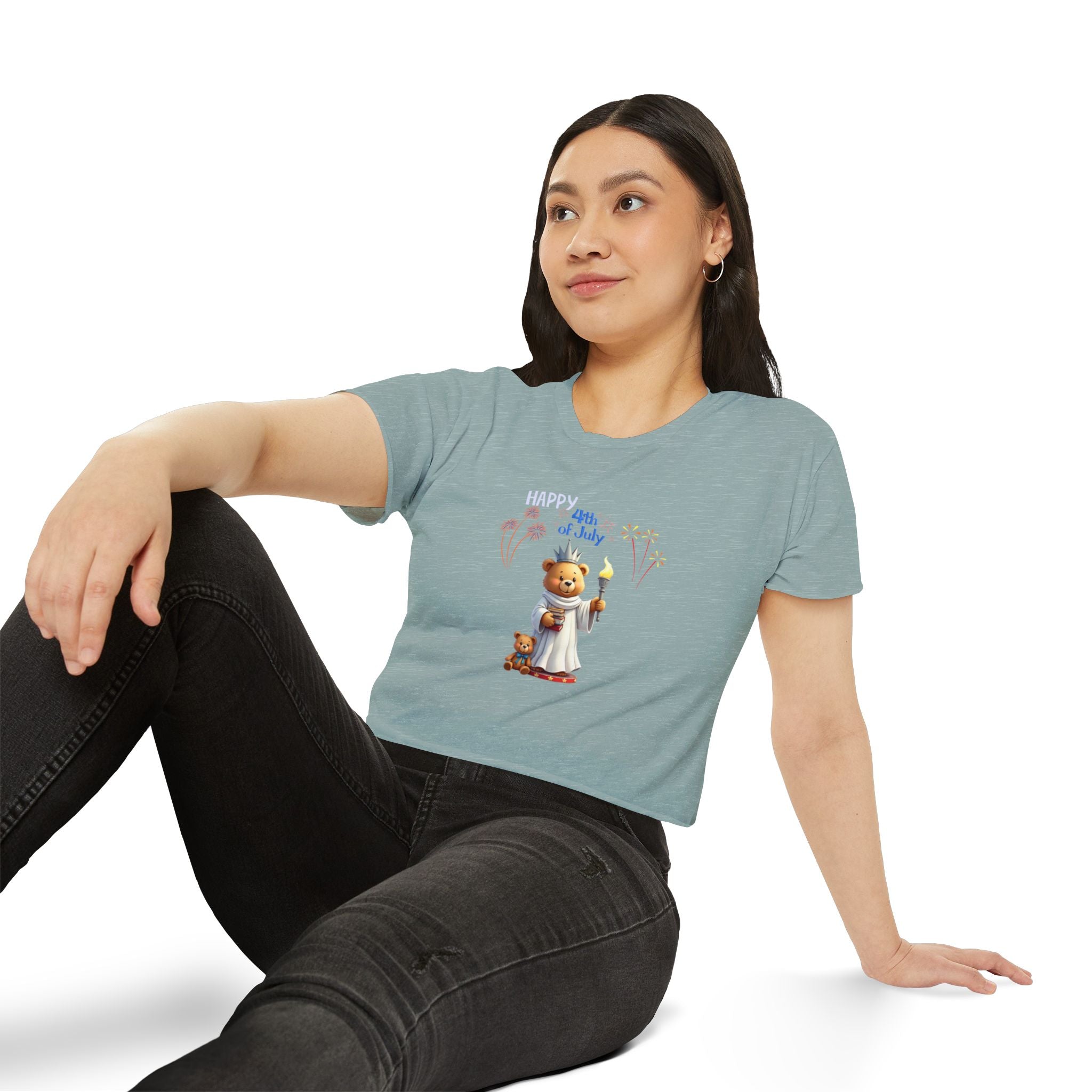 Lady Liberty Crop Top