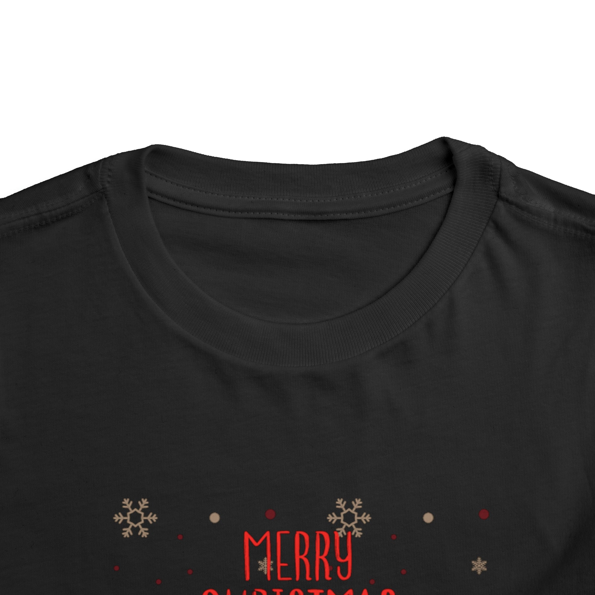 Merry Xmas Crew Toddler Short Sleeve Tee