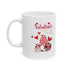 Gnome Valentine's Day Ceramic Mug, (11oz, 15oz)