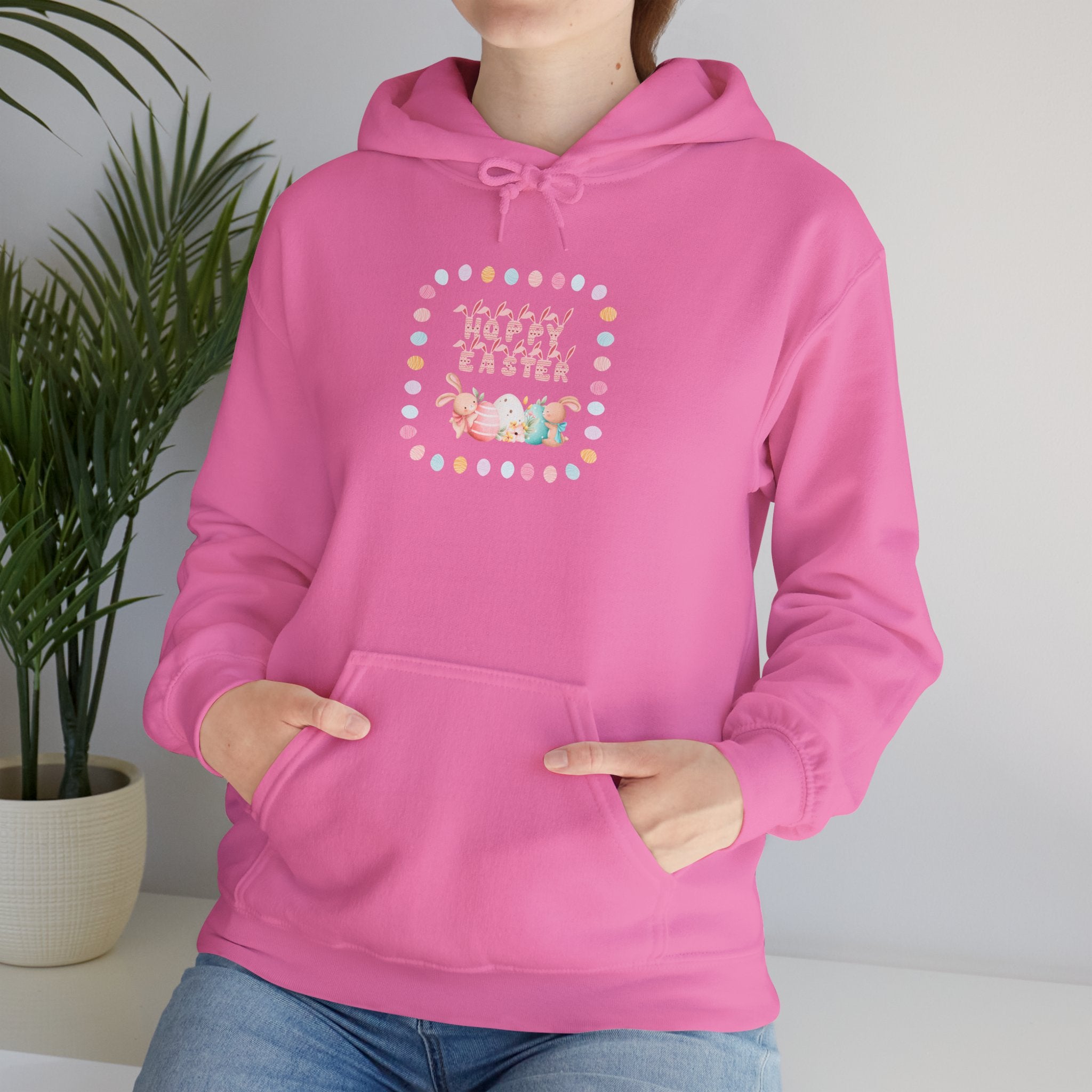Hoppy Easter Hooded Sweatshirt – Unisex Heavy Blend™