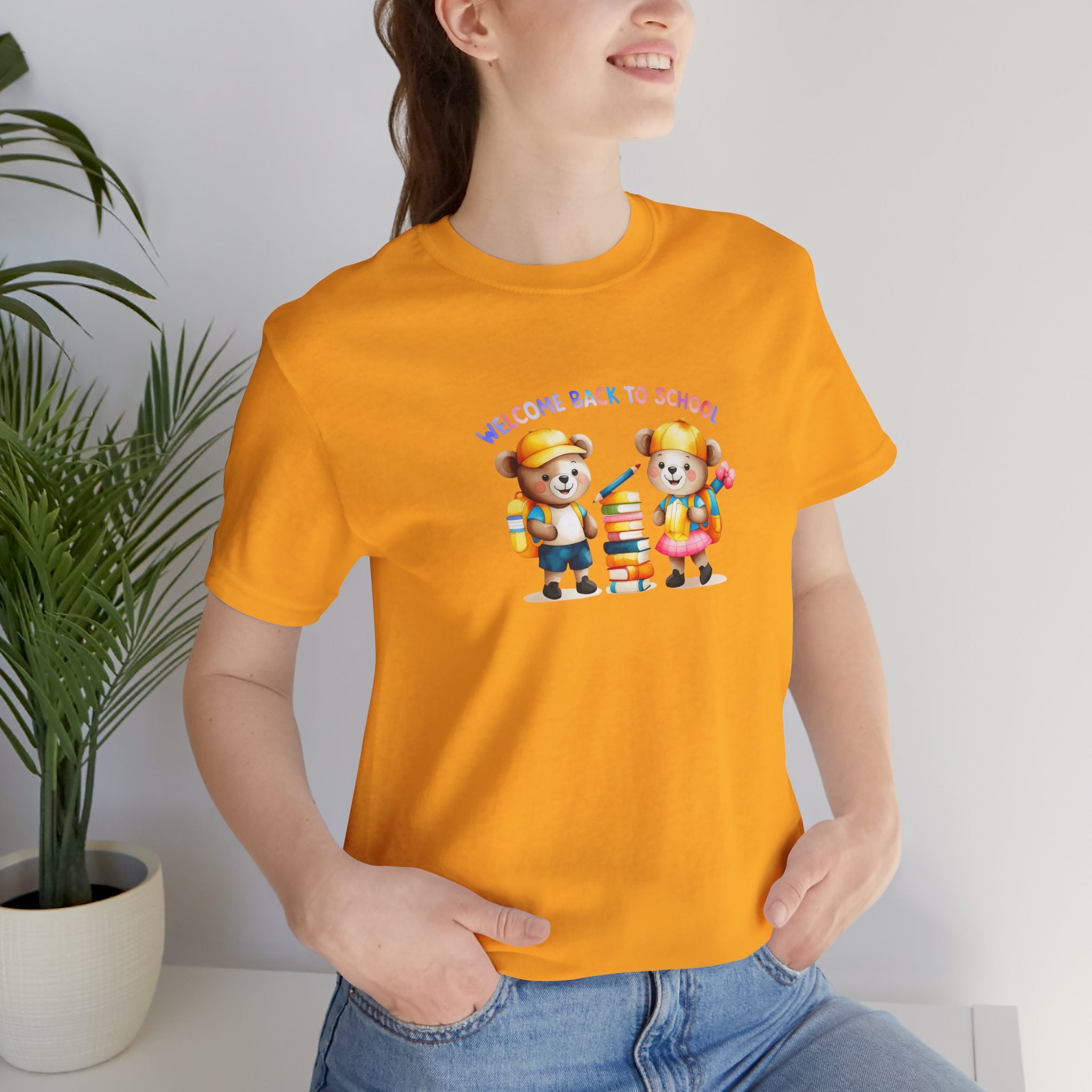 Welcome Back to School Fun Unisex Jersey Short Sleeve Tee