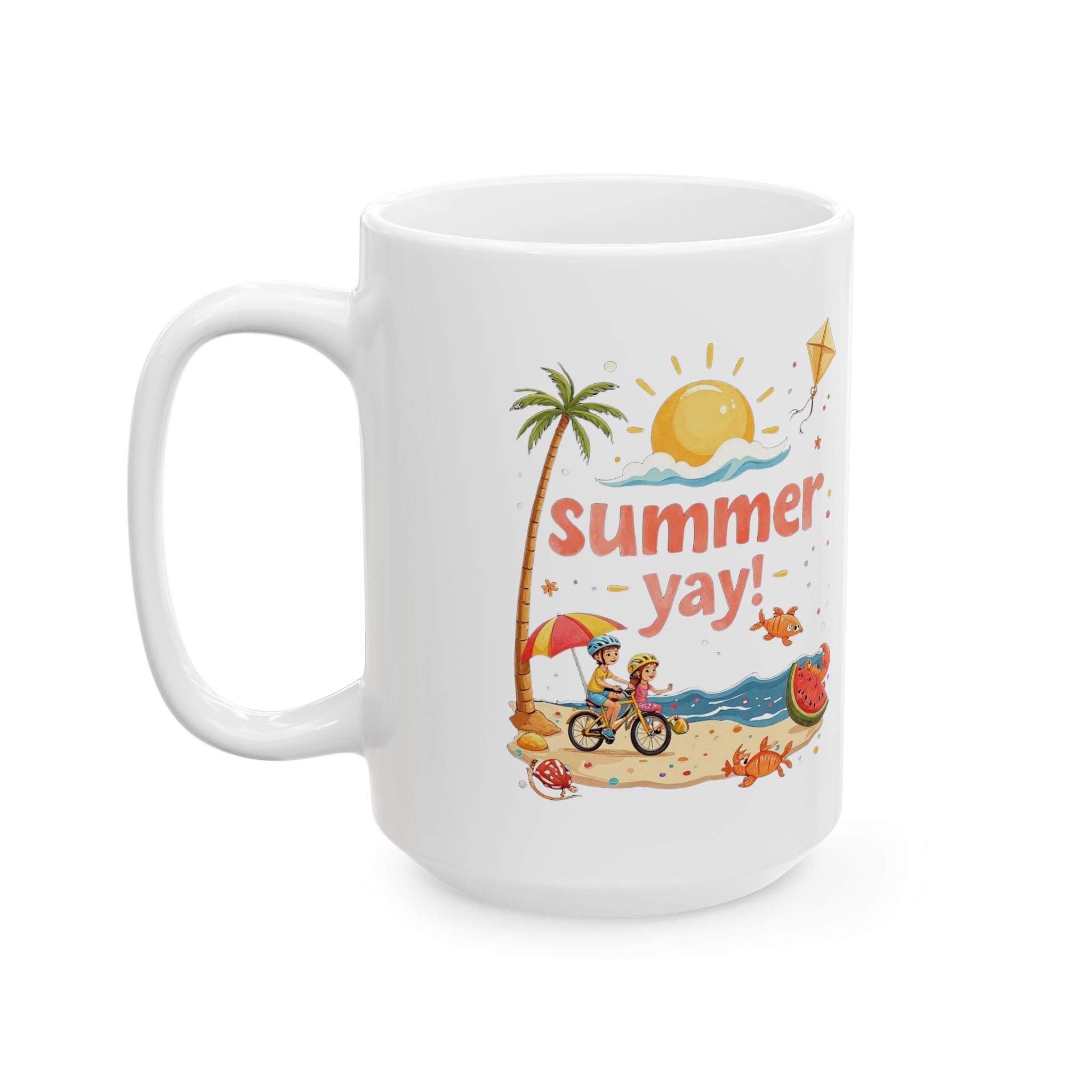 Summer Yay! Ceramic Mug,