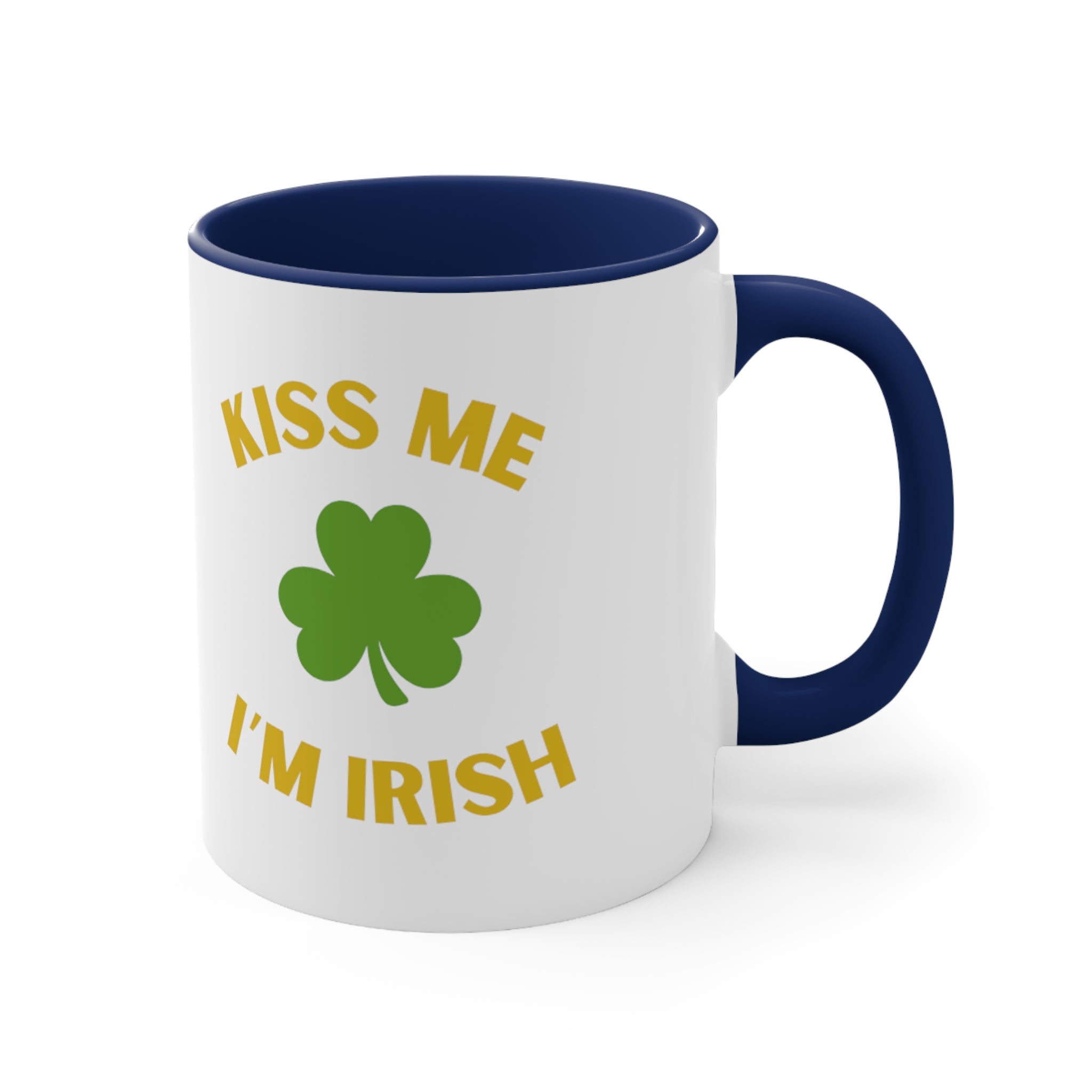 Kiss Me I'm Irish Accent Coffee Mug, 11oz