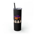 Spooky Season Skinny Tumbler with Straw, 20oz