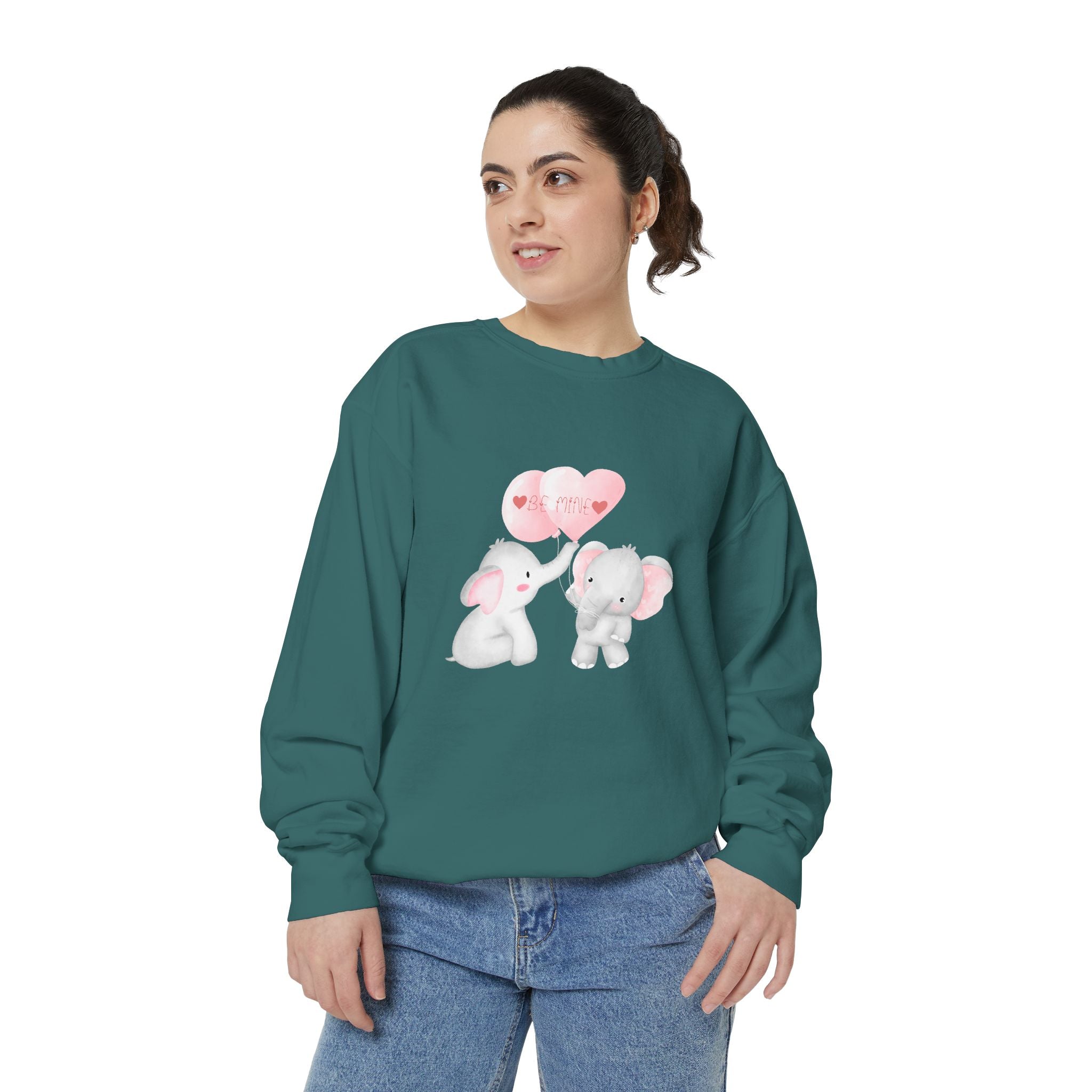 Be Mine Love Unisex Garment-Dyed Sweatshirt
