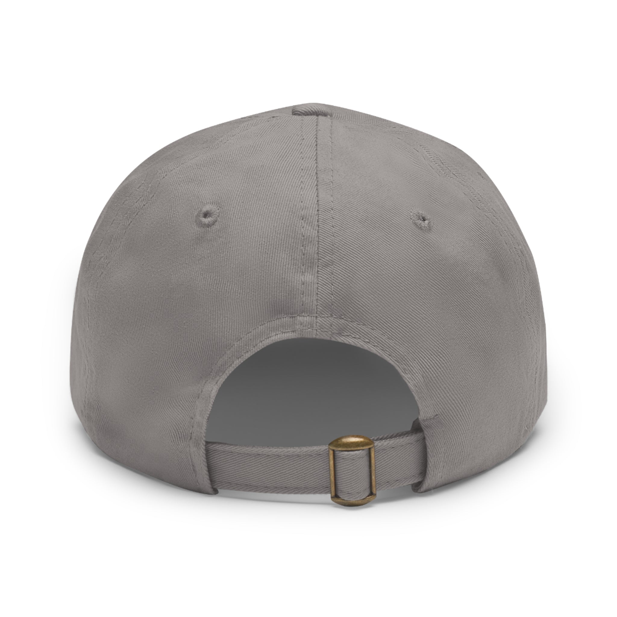 Father Dad  Daddy Pa Hat with Leather Patch (Round)