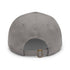 Father Dad  Daddy Pa Hat with Leather Patch (Round)