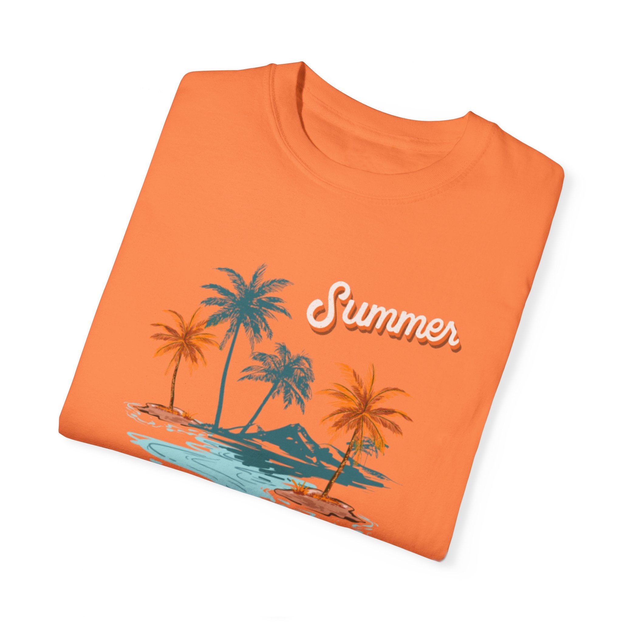 Summer Season Vibes Unisex Garment-Dyed T-shirt