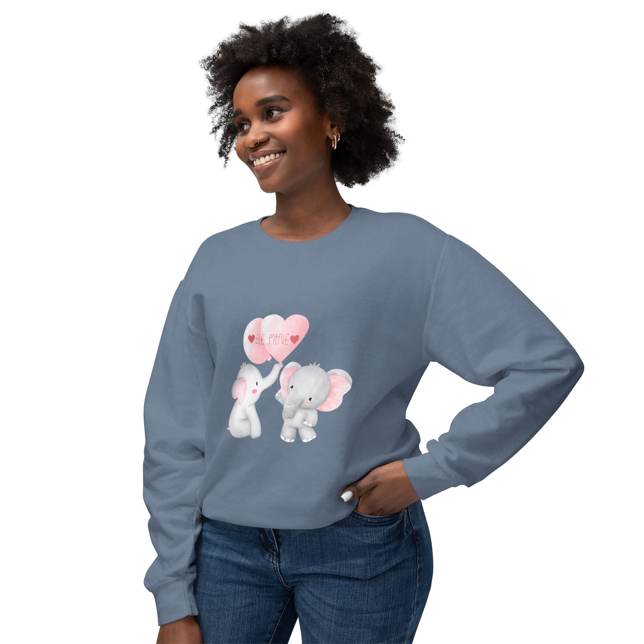 Be Mine Love Unisex Lightweight Crewneck Sweatshirt