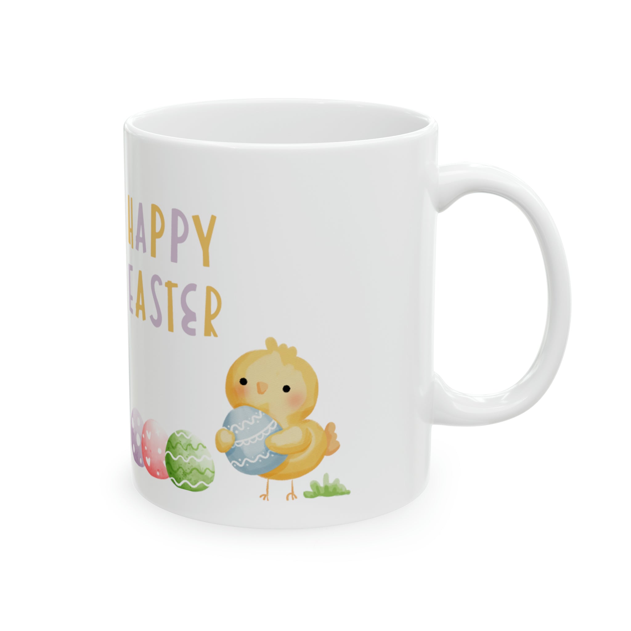 Wishing You A Happy Easter Ceramic Mug, 11oz