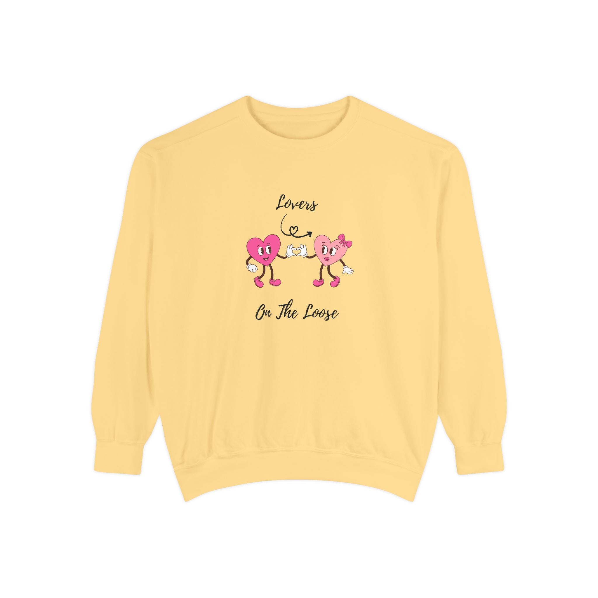 Lovers On The Loose Unisex Garment-Dyed Sweatshirt