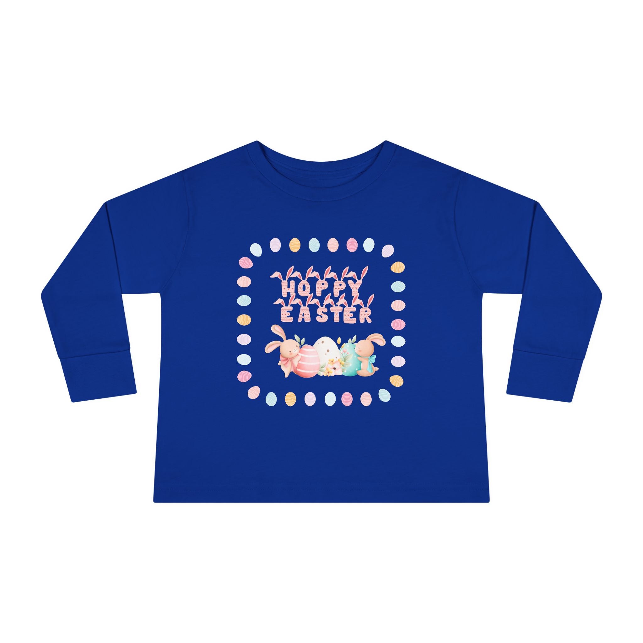 Hoppy Easter Toddler Long Sleeve Tee