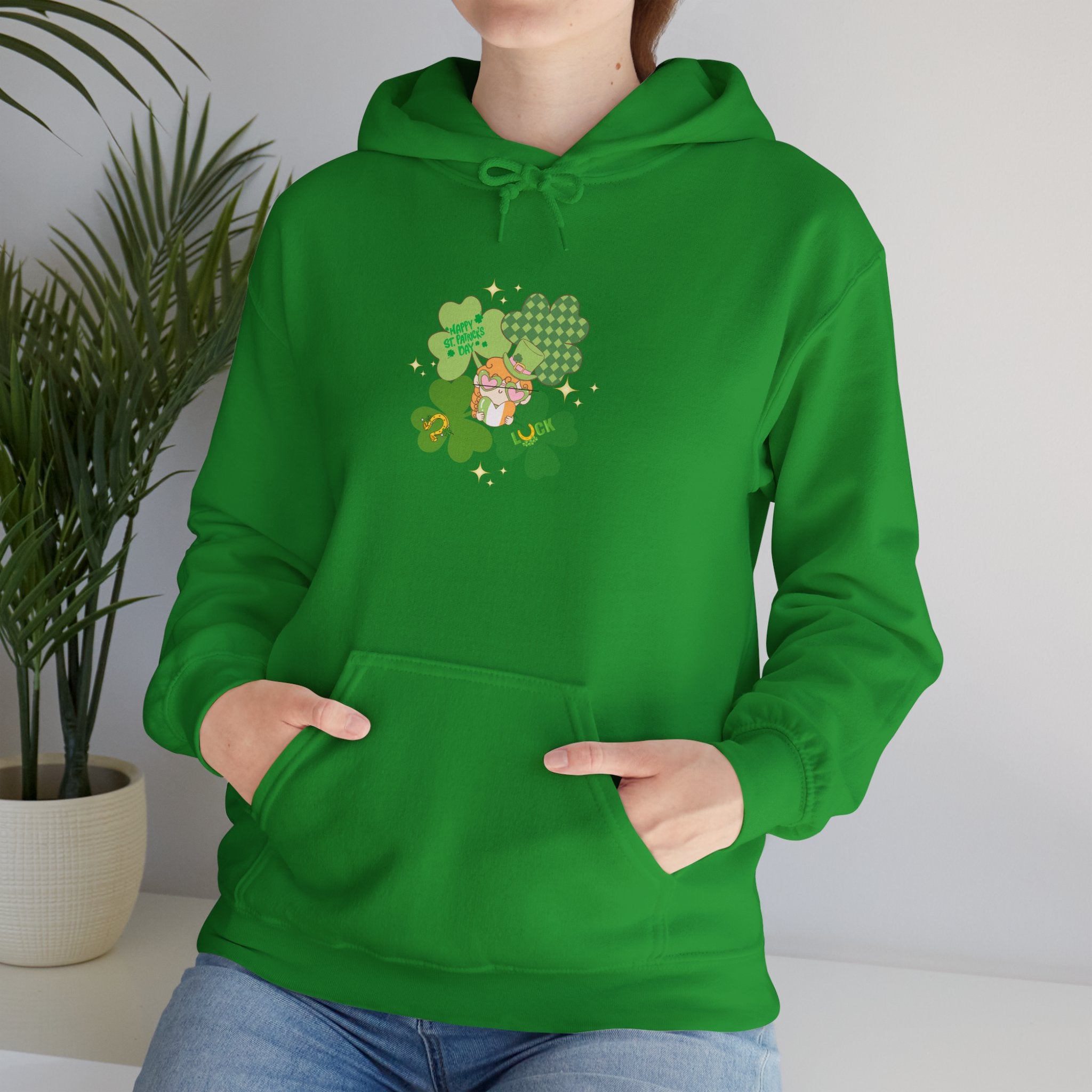 Retro St. Patty's Day Unisex Hooded Sweatshirt