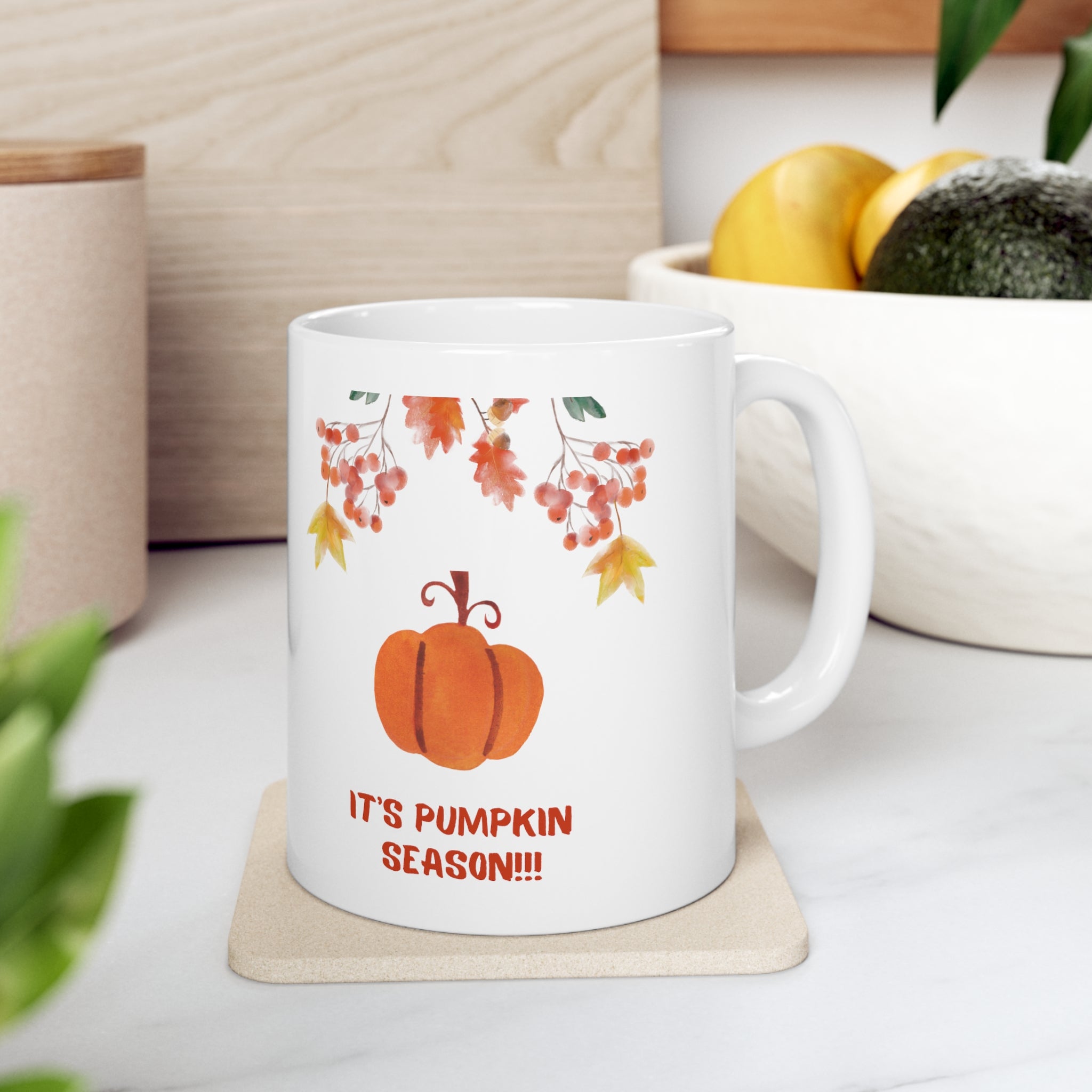 Pumpkin Season Ceramic Mug 11oz