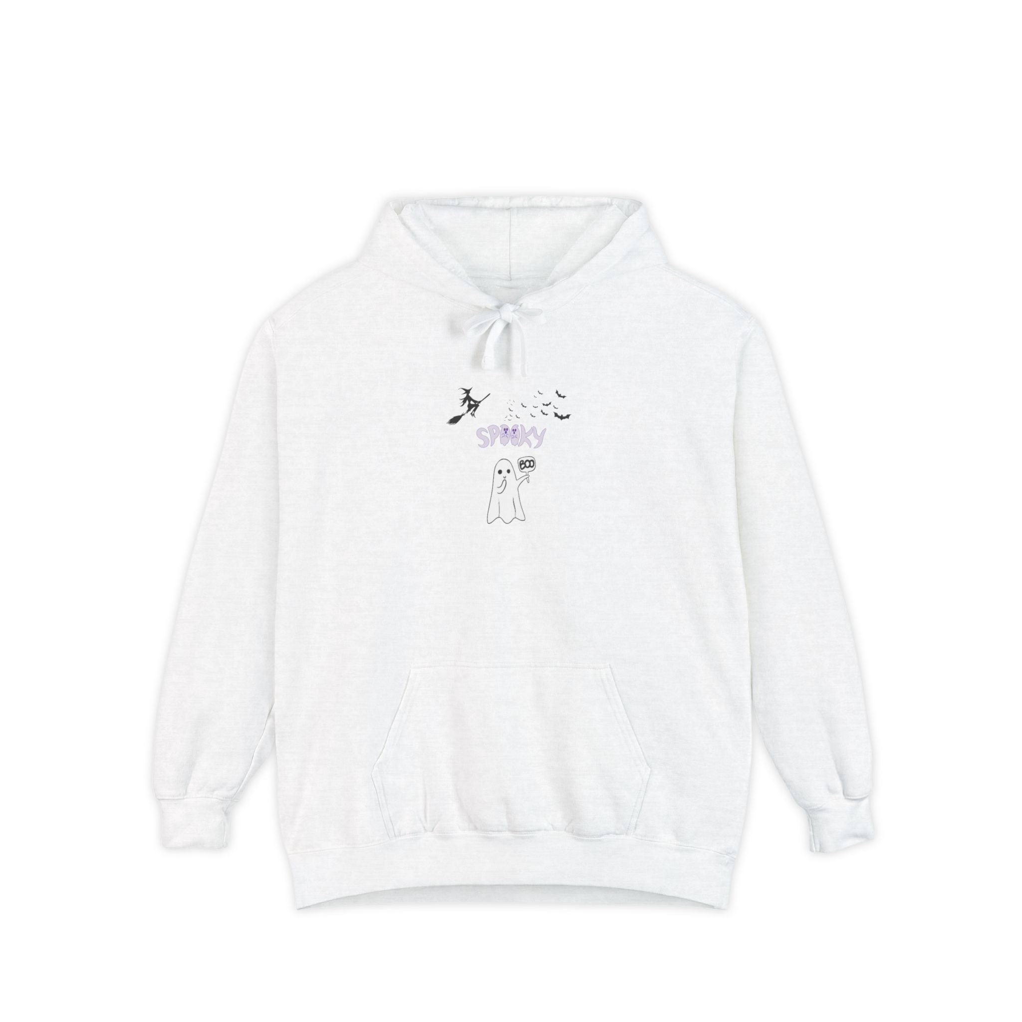 Spooky Boo Unisex Garment-Dyed Hoodie