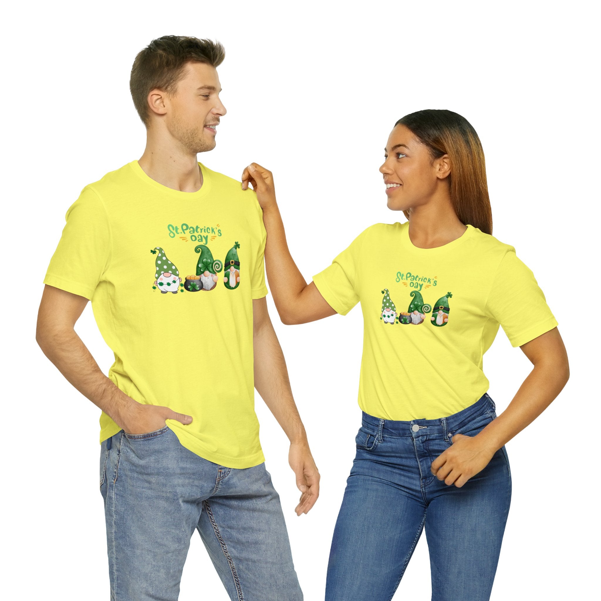 St. Patty's Day Gnome Unisex Jersey Short Sleeve Tee