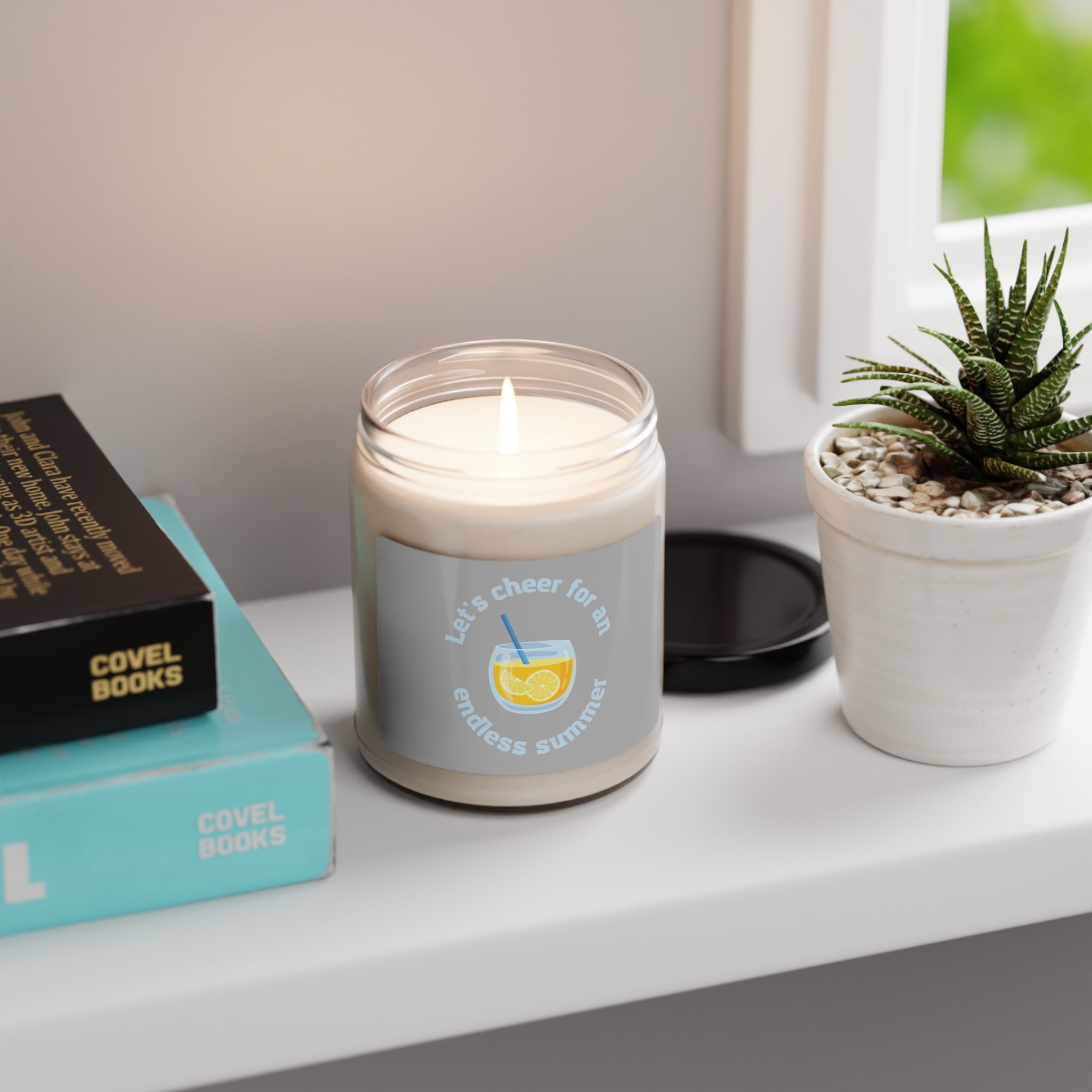 Let's Cheer For An Endless SumerScented Soy Candle, 9oz
