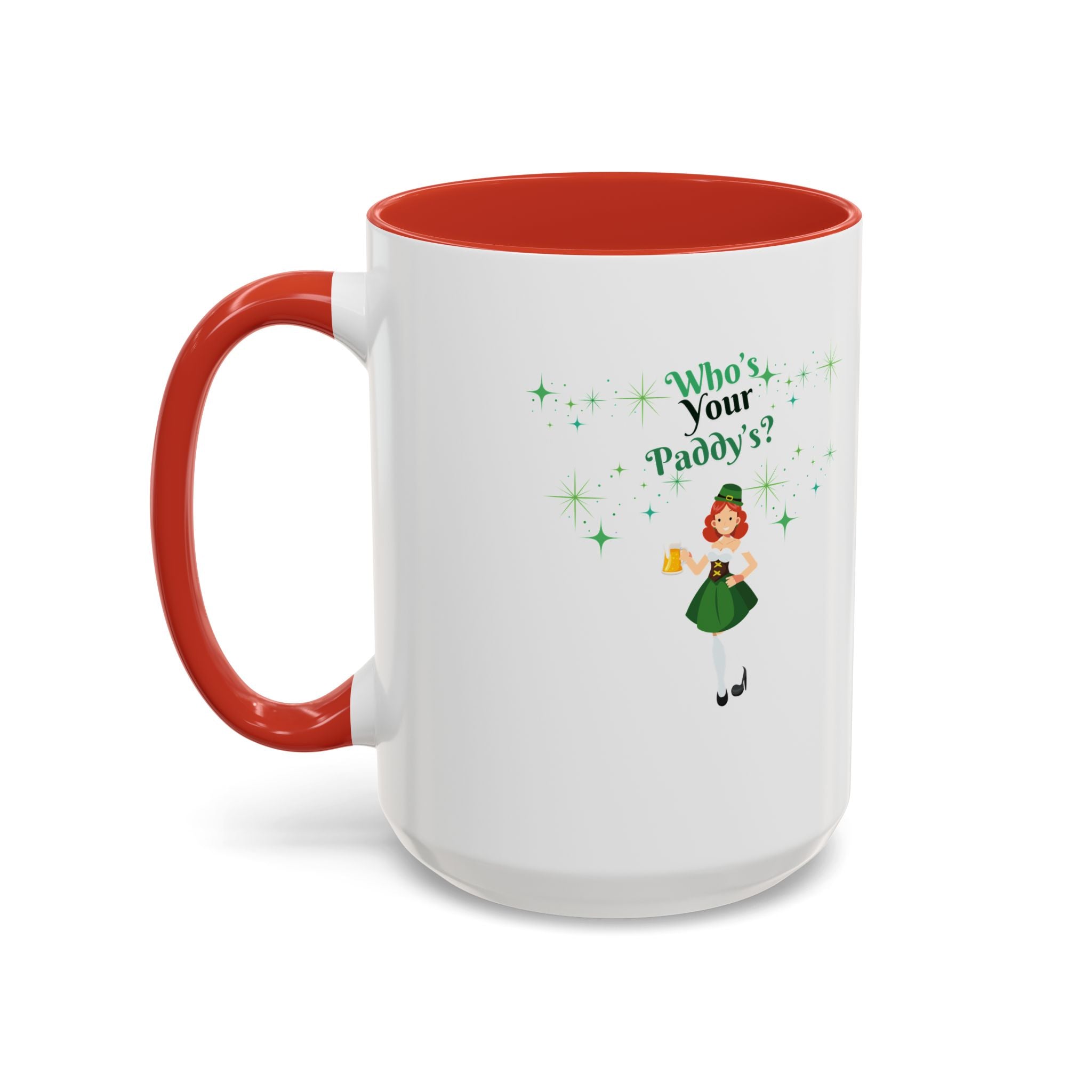 Who's Your Paddy's? Accent Coffee Mug