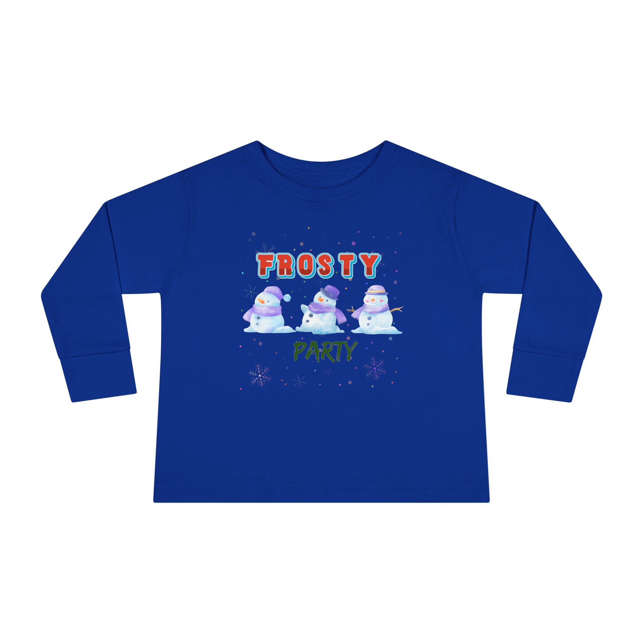Frosty Party Toddler Long Sleeve Tee