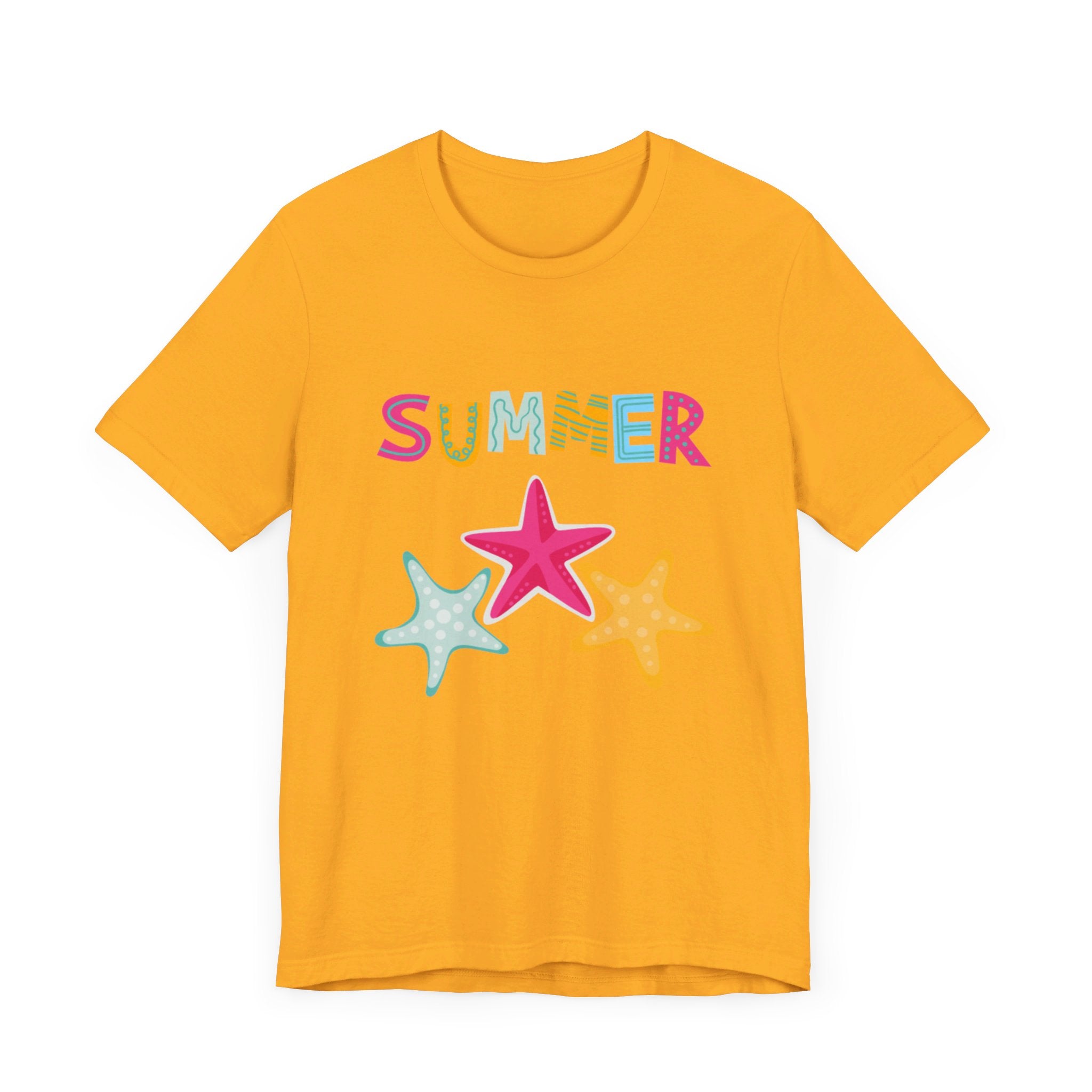 Summer Starfish Unisex Jersey Short Sleeve Tee