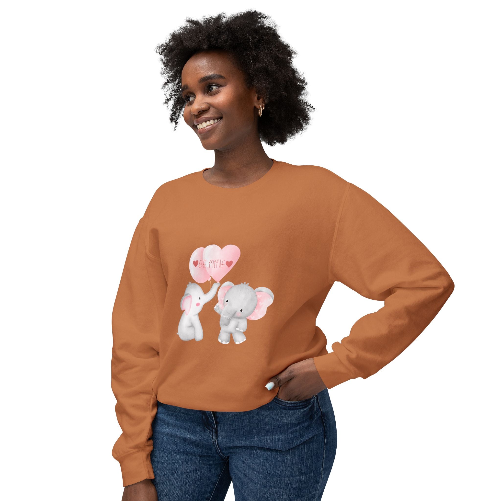 Be Mine Love Unisex Lightweight Crewneck Sweatshirt