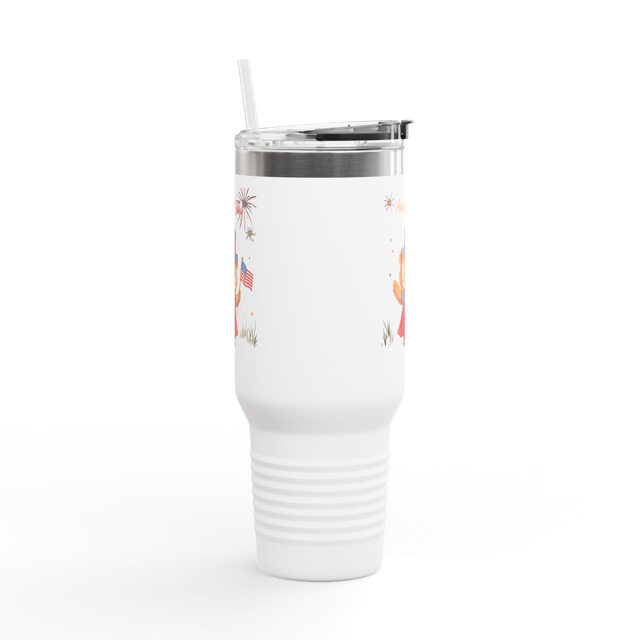 Happy Independence Day  Insulated Travel Mug, 40oz