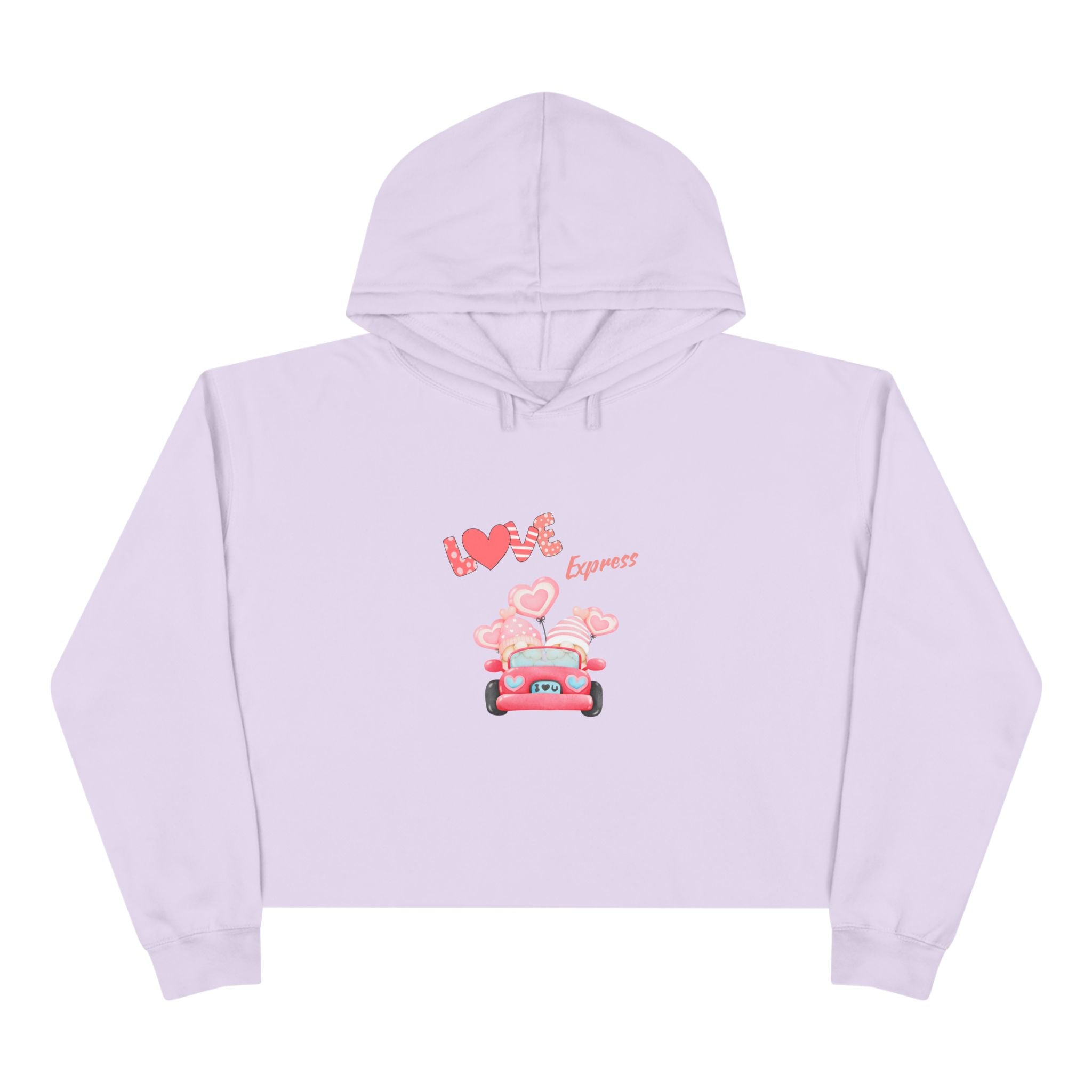 Love Express Crop Hoodie
