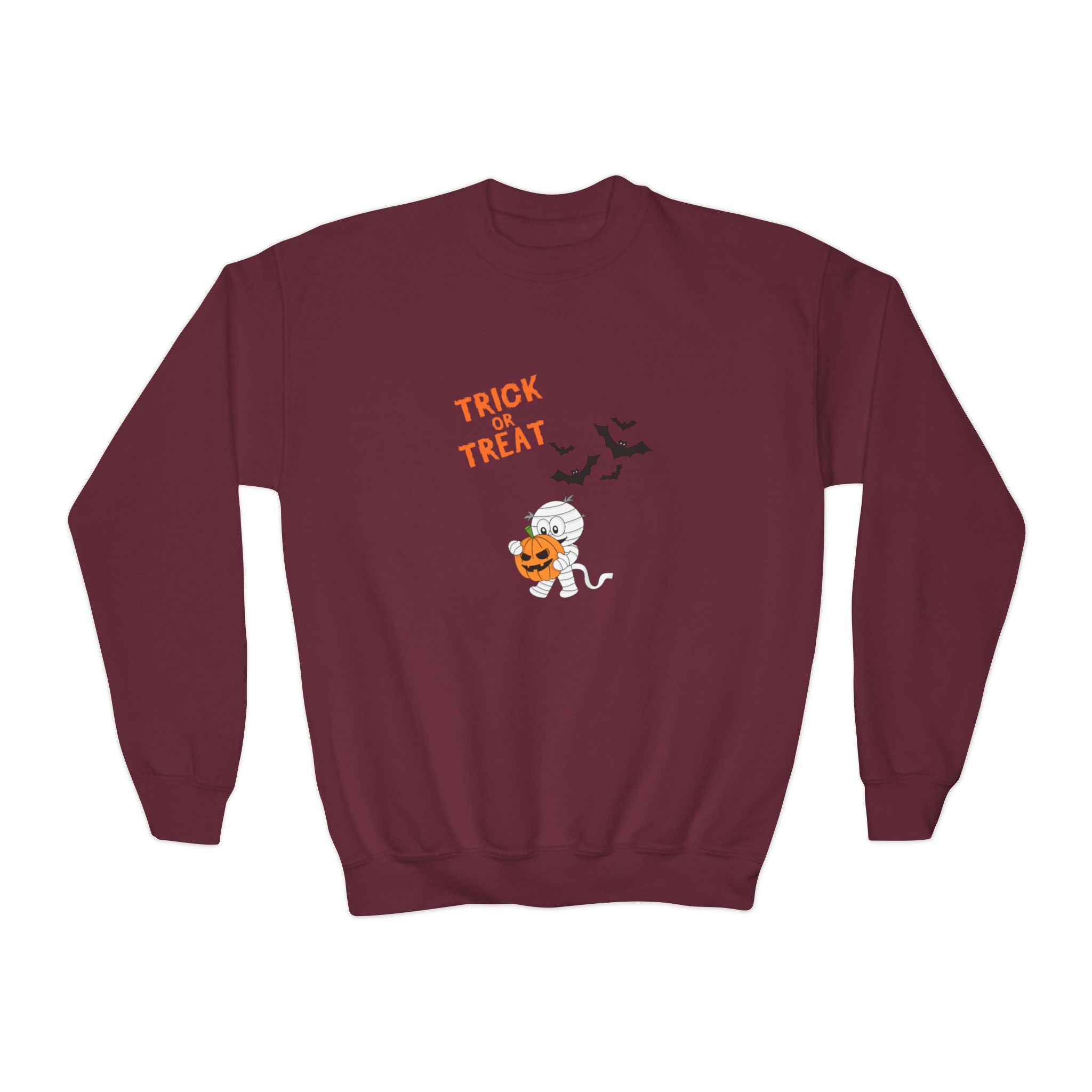 Merry Halloween Youth Crewneck Sweatshirt