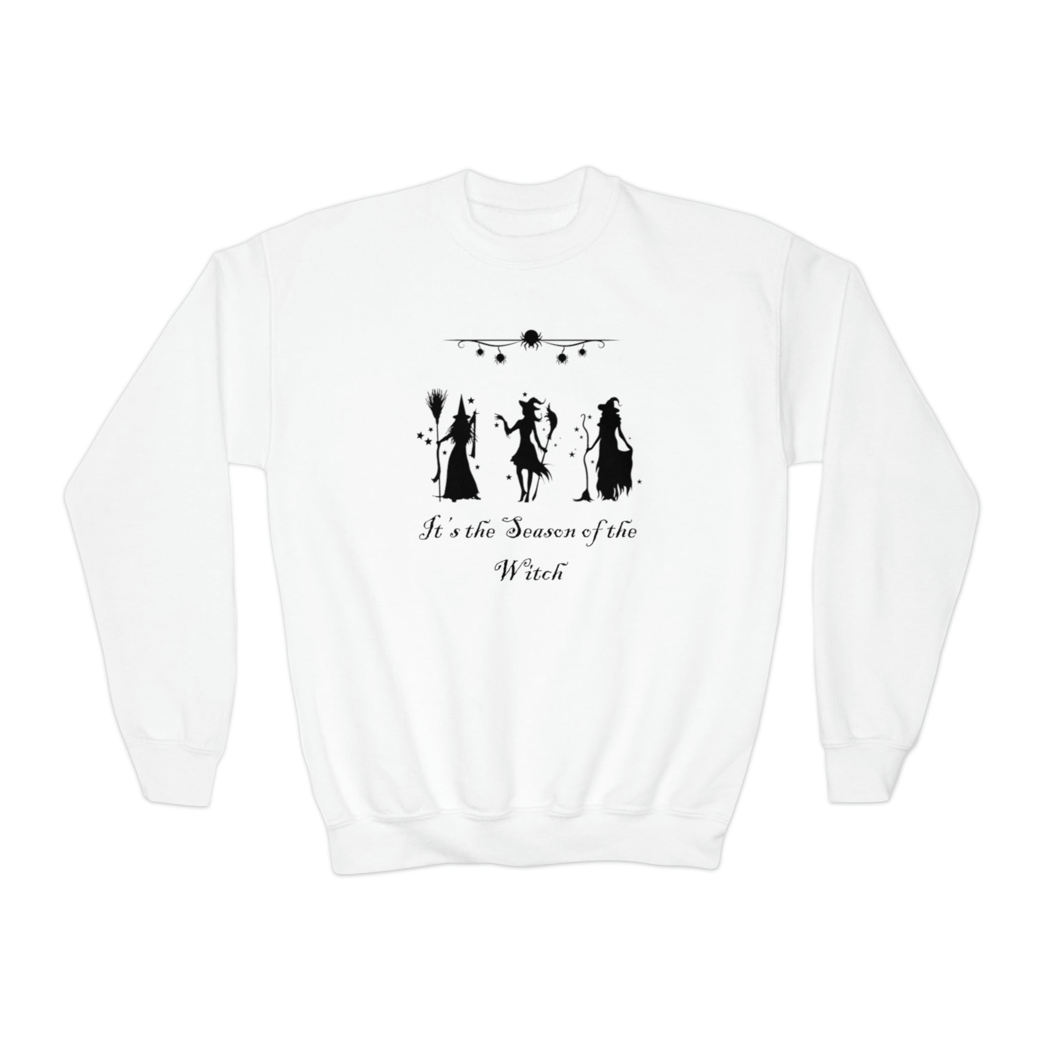 It's The Season of the Witch Youth Crewneck Sweatshirt